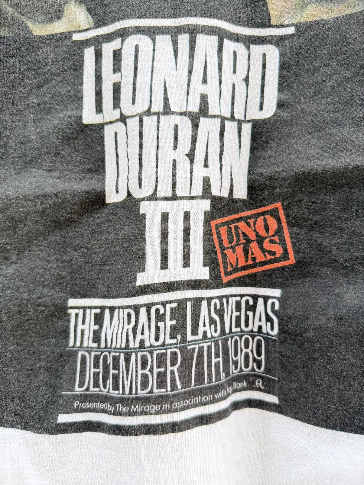 WWF Vintage 80s Boxing Leonard Duran lll Uno Mas France Tee Size US M / EU 48-50 / 2 - 3 Thumbnail