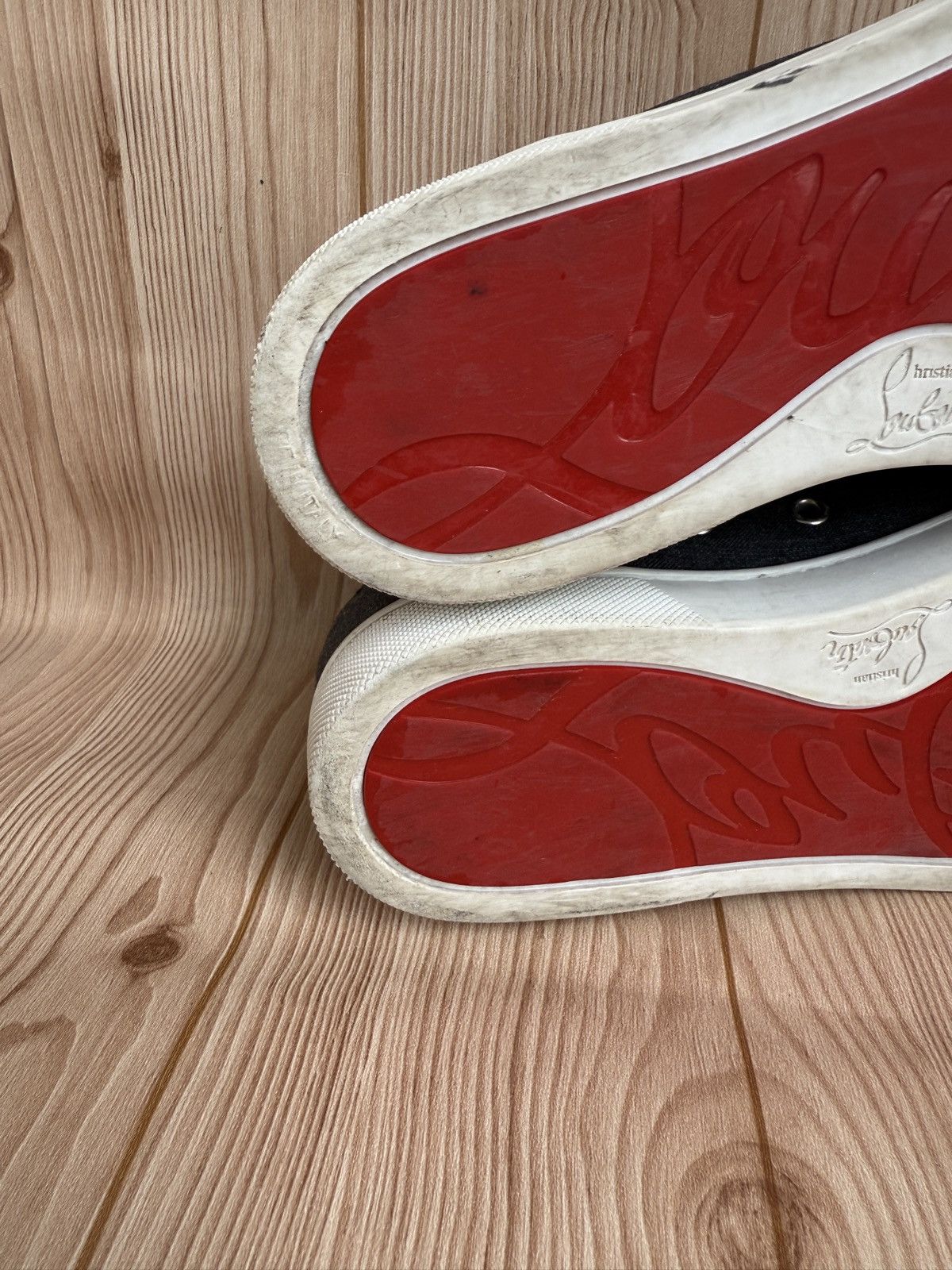 Christian Louboutin Orlato denim trainers Size US 7 / EU 40 - 18 Thumbnail
