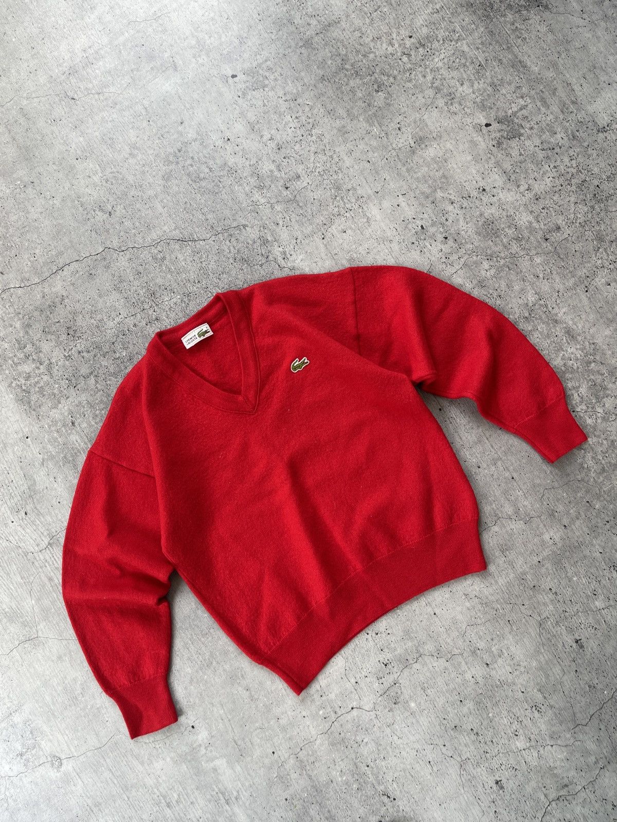 Lacoste × Vintage VINTAGE LACOSTE SWEATER 90s Size US M / EU 48-50 / 2 - 2 Thumbnail