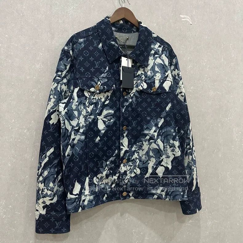 Louis Vuitton Louis Vuitton Tie-Dye Old Flower Full Print Denim Jacket Size US M / EU 48-50 / 2 - 3 Thumbnail