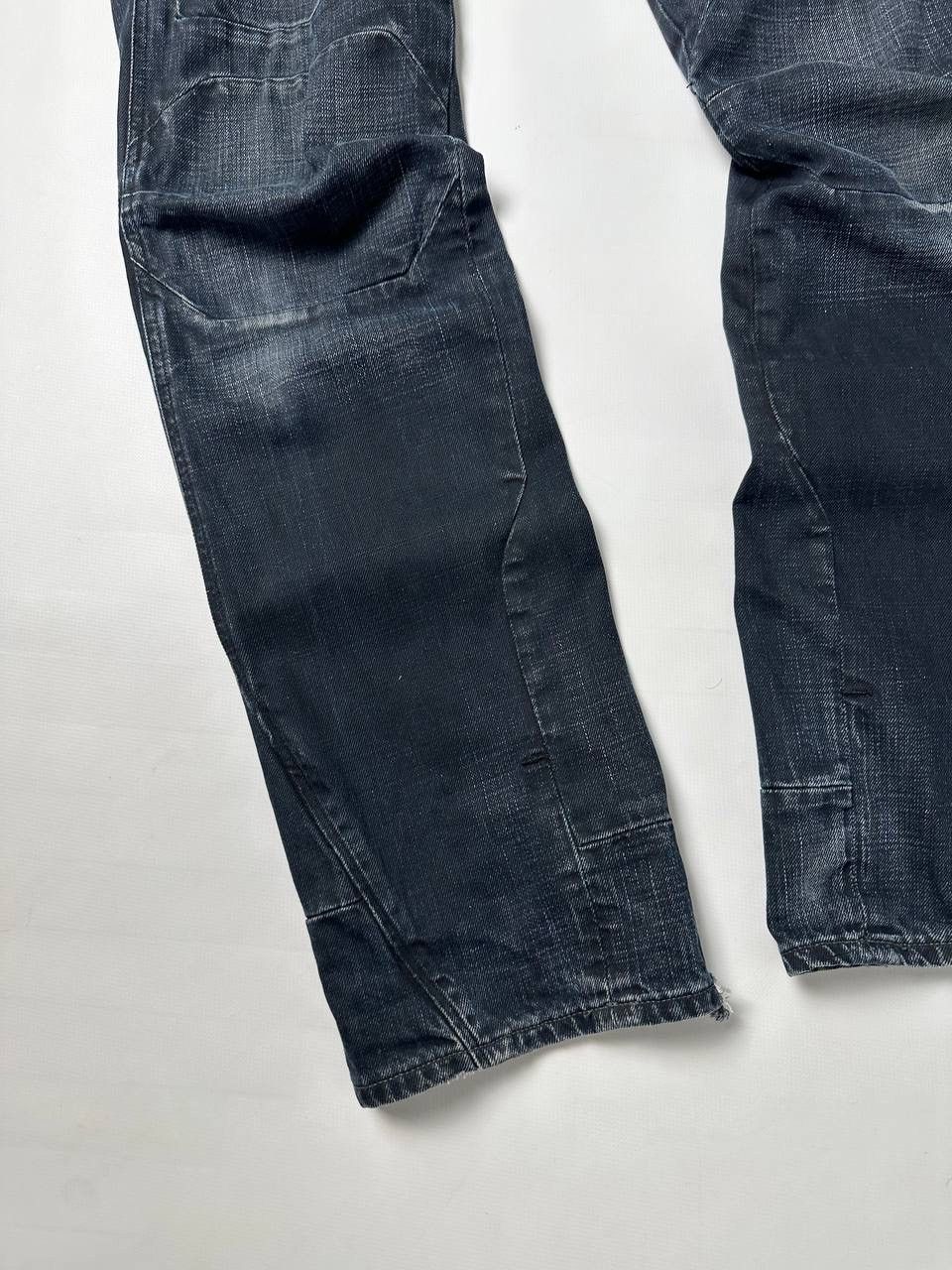 G-Star 90s Vintage Distressed Washed G Star Jean Y2K Japanese Fit Size US 32 / EU 48 - 2 Thumbnail