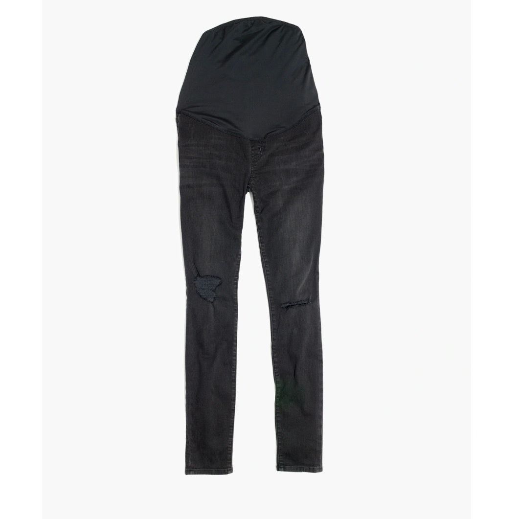 Madewell Madewell Maternity Skinny Jeans black sea size 25 DR Size 25" / US 0 / IT 36 - 1 Thumbnail