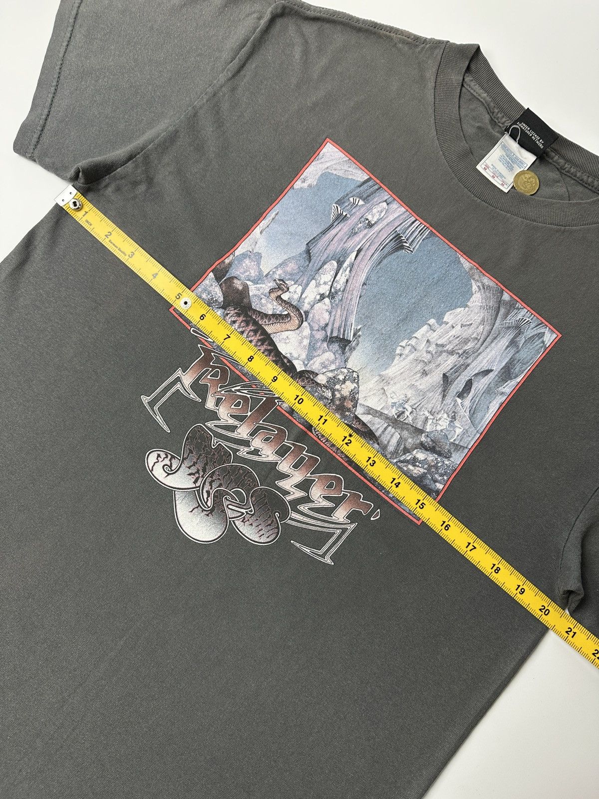 Band Tees VINTAGE YES RELAYER SNAKE ROCK BAND TEE , SHIRT Size US M / EU 48-50 / 2 - 11 Thumbnail