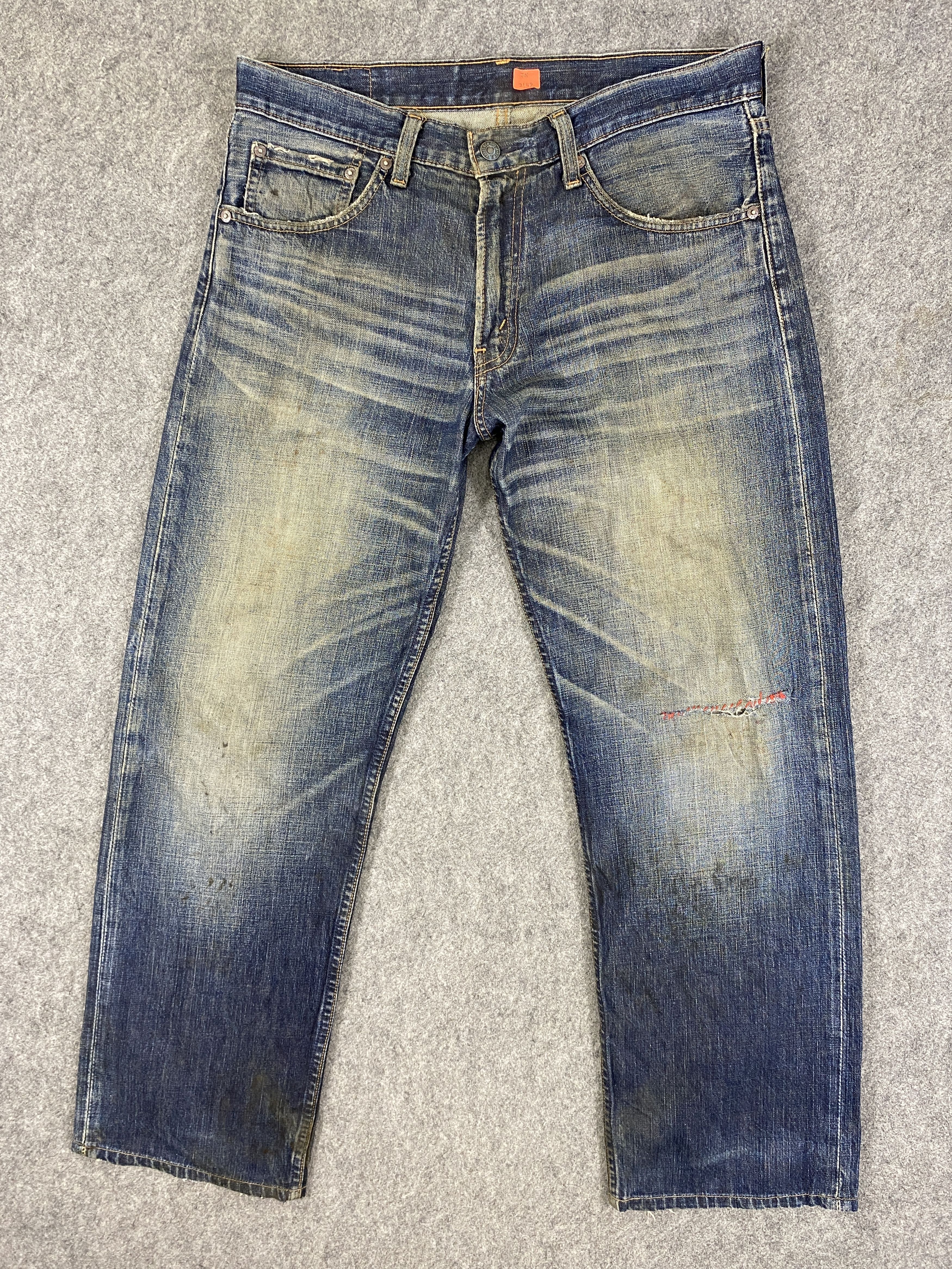 Levi's Blue Distressed Vintage Levi's 503 34x30 Denim -JN2158 Size US 34 / EU 50 - 1 Thumbnail