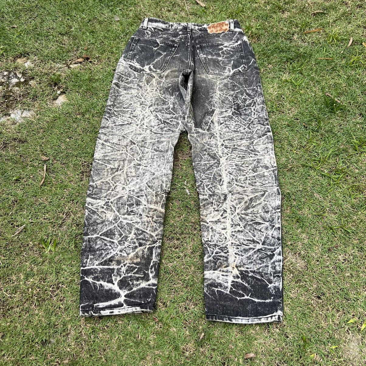 Japanese Brand “BOBSON” ACID WASH GREY JEANS Size US 28 / EU 44 - 10 Thumbnail