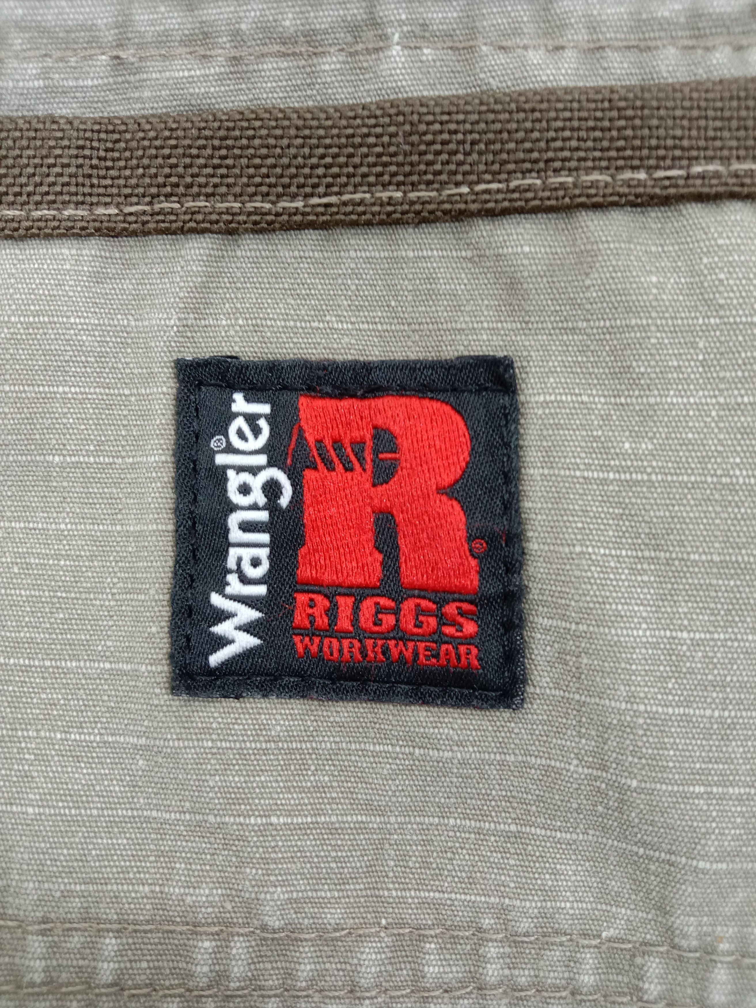 Wrangler Vintage Wrangler Rigg Carpenters Double Knee Cargo Jeans Size US 35 - 15 Thumbnail