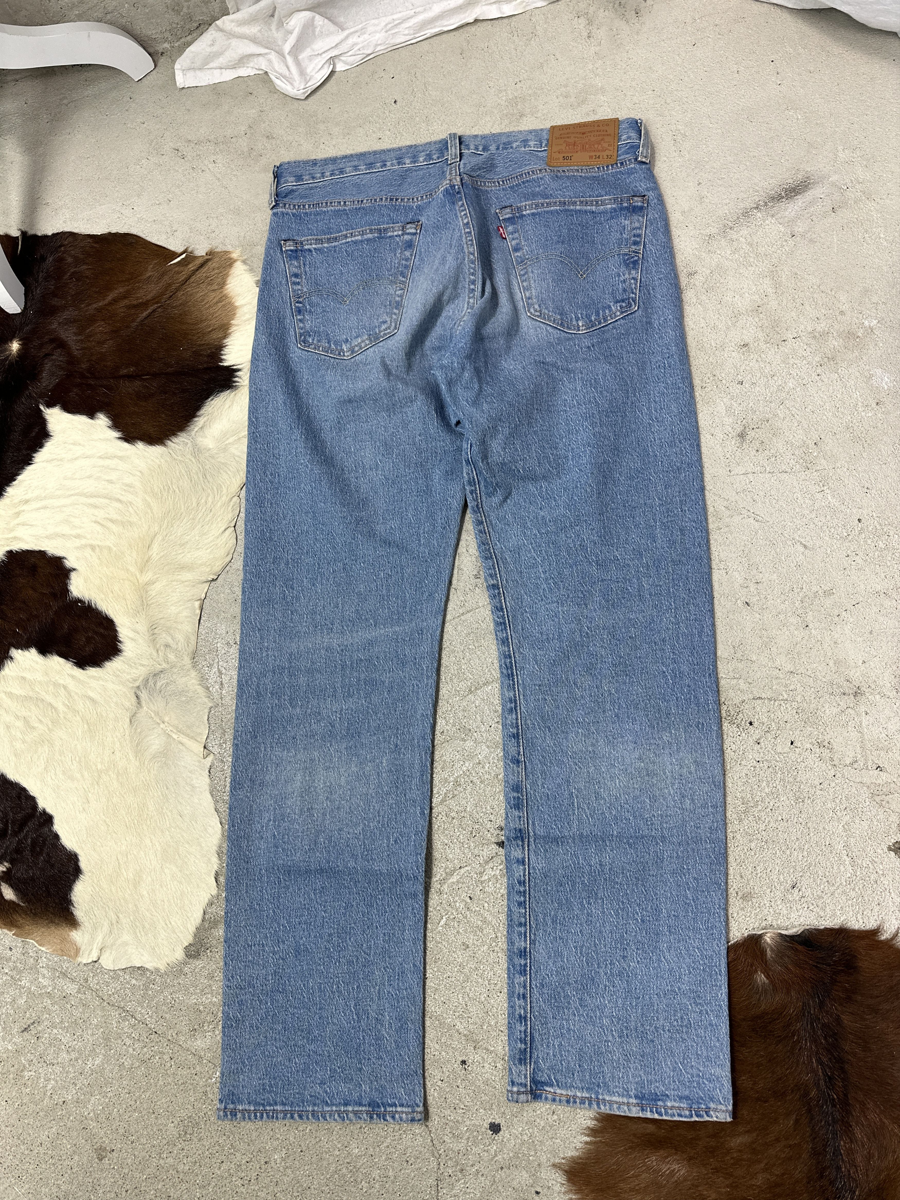 Vintage Denim Streetwear Levi's 501 Jeans Y2K