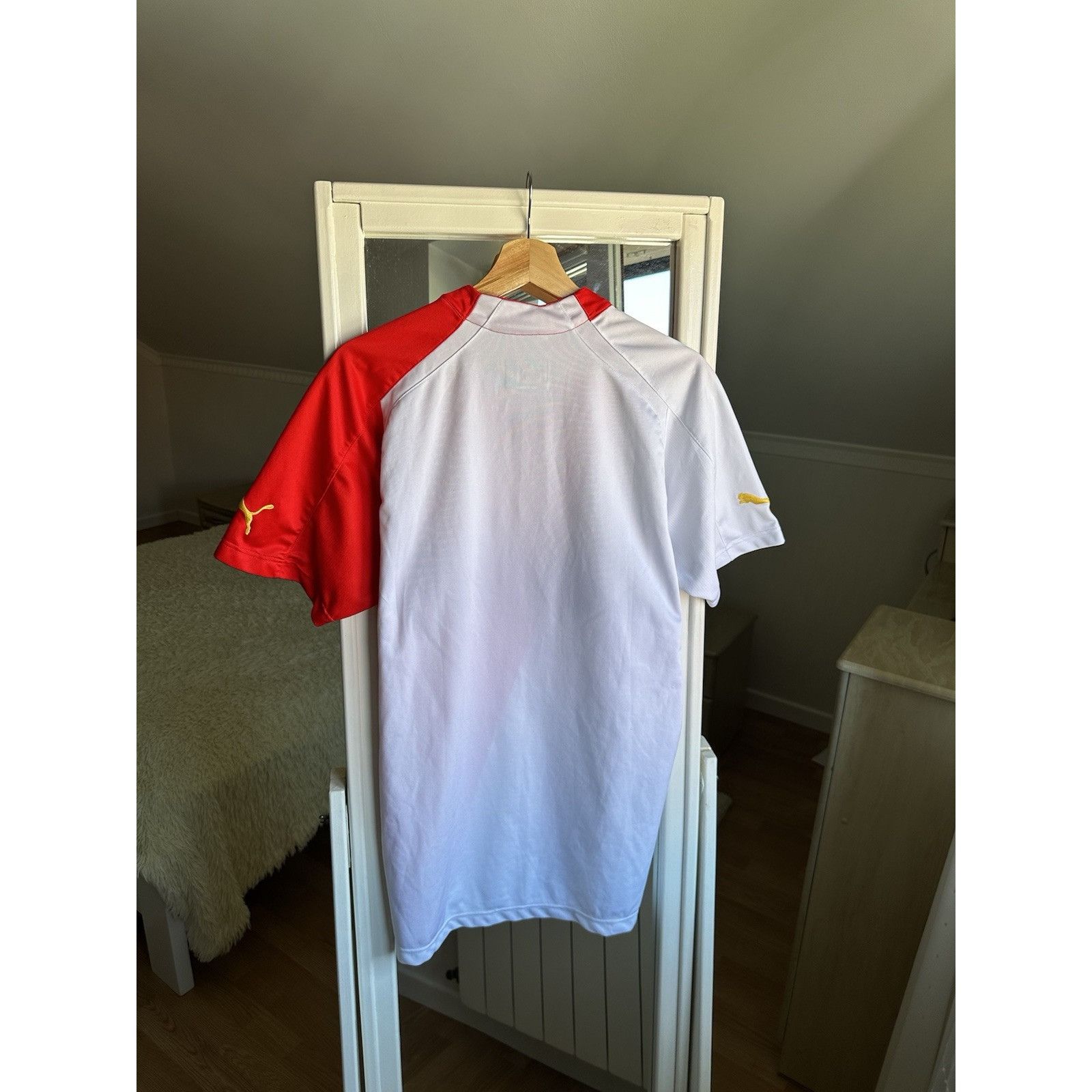 Puma Monaco Home football shirt 2001 - 2002 Soccer Jersey Sz L Size US L / EU 52-54 / 3 - 9 Thumbnail