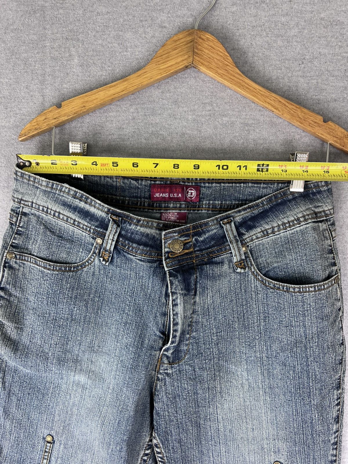 Vintage Daniel Jeans Y2K Flared Jeans 30x31 Bootcut Flared Western Size 30" / US 8 / IT 44 - 5 Thumbnail
