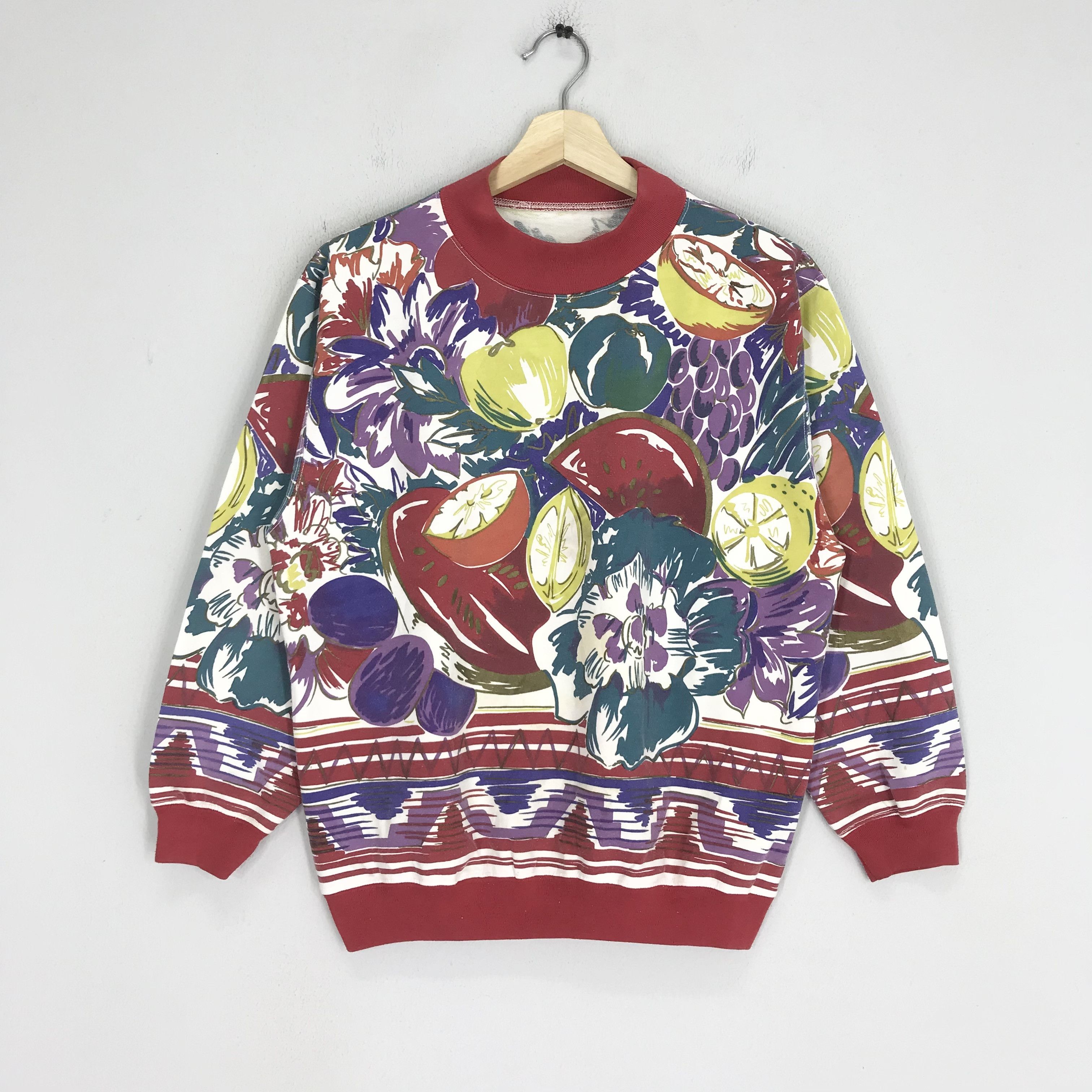 Arts & Science Vintage 90s Retro Fruit Flower Pop Art - 55 Size US M / EU 48-50 / 2 - 1 Thumbnail