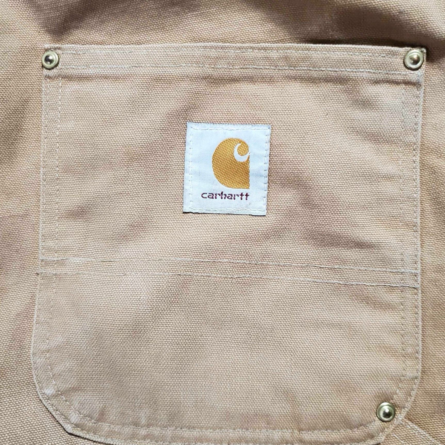 Carhartt VINTAGE Carhartt B01 Brown Canvas Double Knee Pants 40 X 31 Distressed Grunge USA Made Workwear Mens Carpenter Pants Size US 40 / EU 56 - 6 Thumbnail