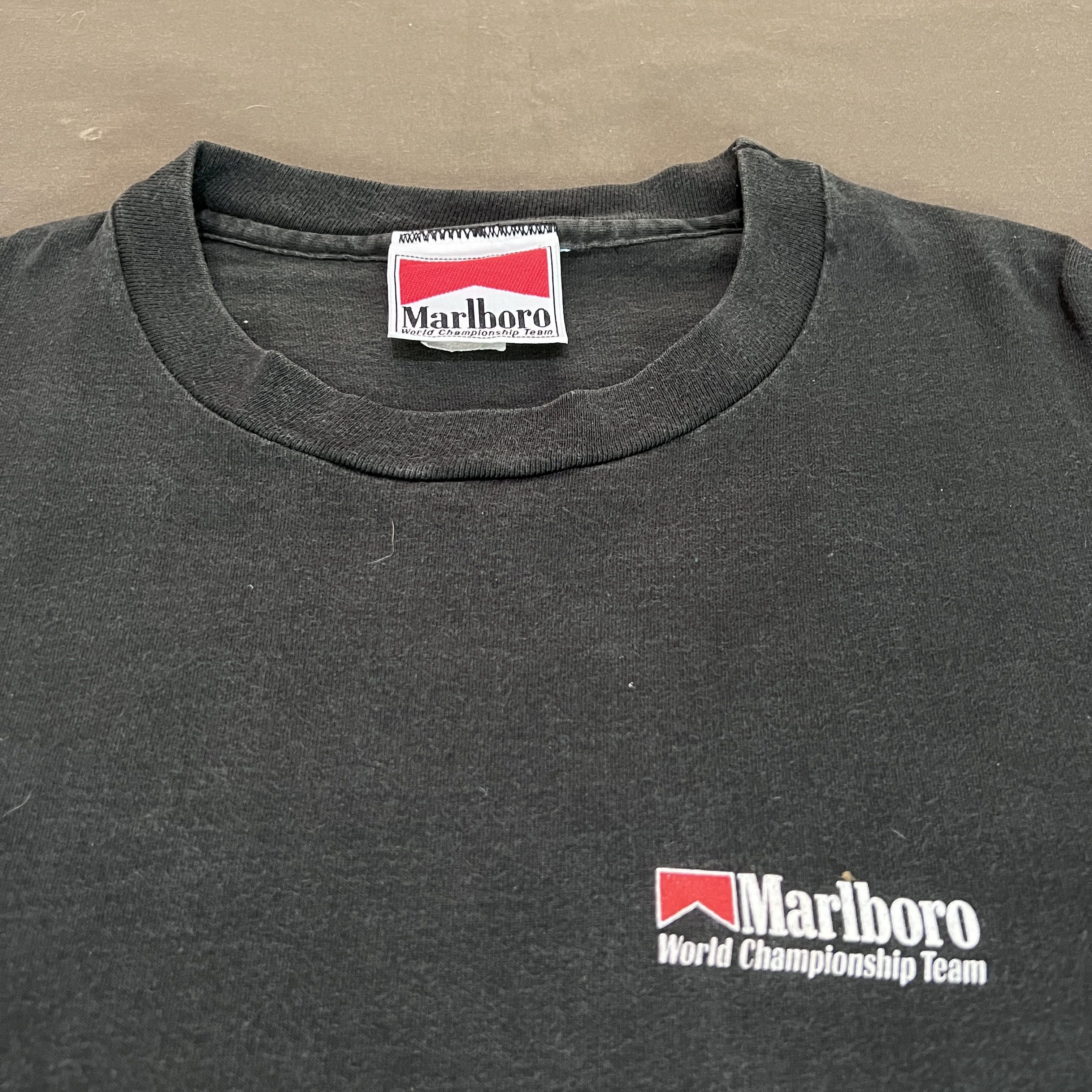 Formula 1 Rare Vintage 90s Marlboro World Championship Team Promo Tee Size US XL / EU 56 / 4 - 7 Thumbnail