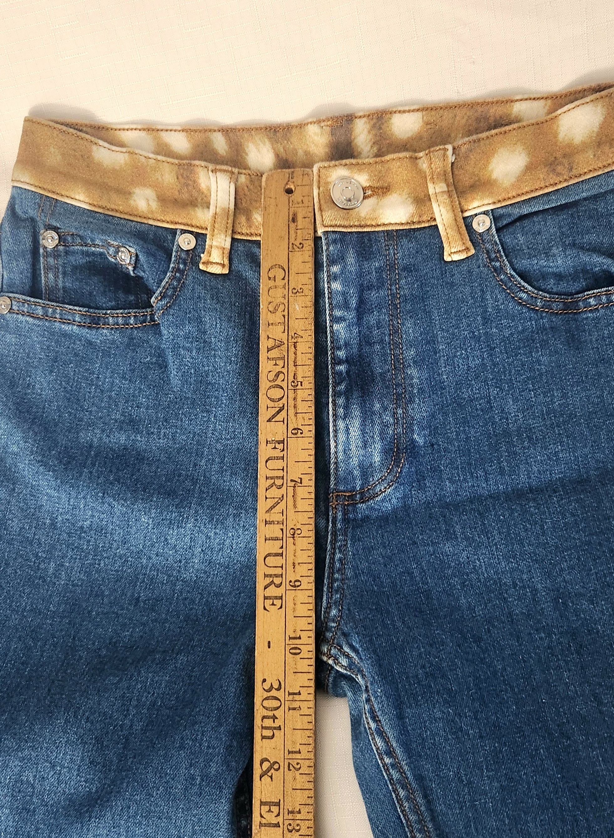 Burberry × Designer Burberry Bambi Ladies 26 Waisted Logo Patch Mid-rise Skinny Size 26" / US 2 / IT 38 - 7 Thumbnail