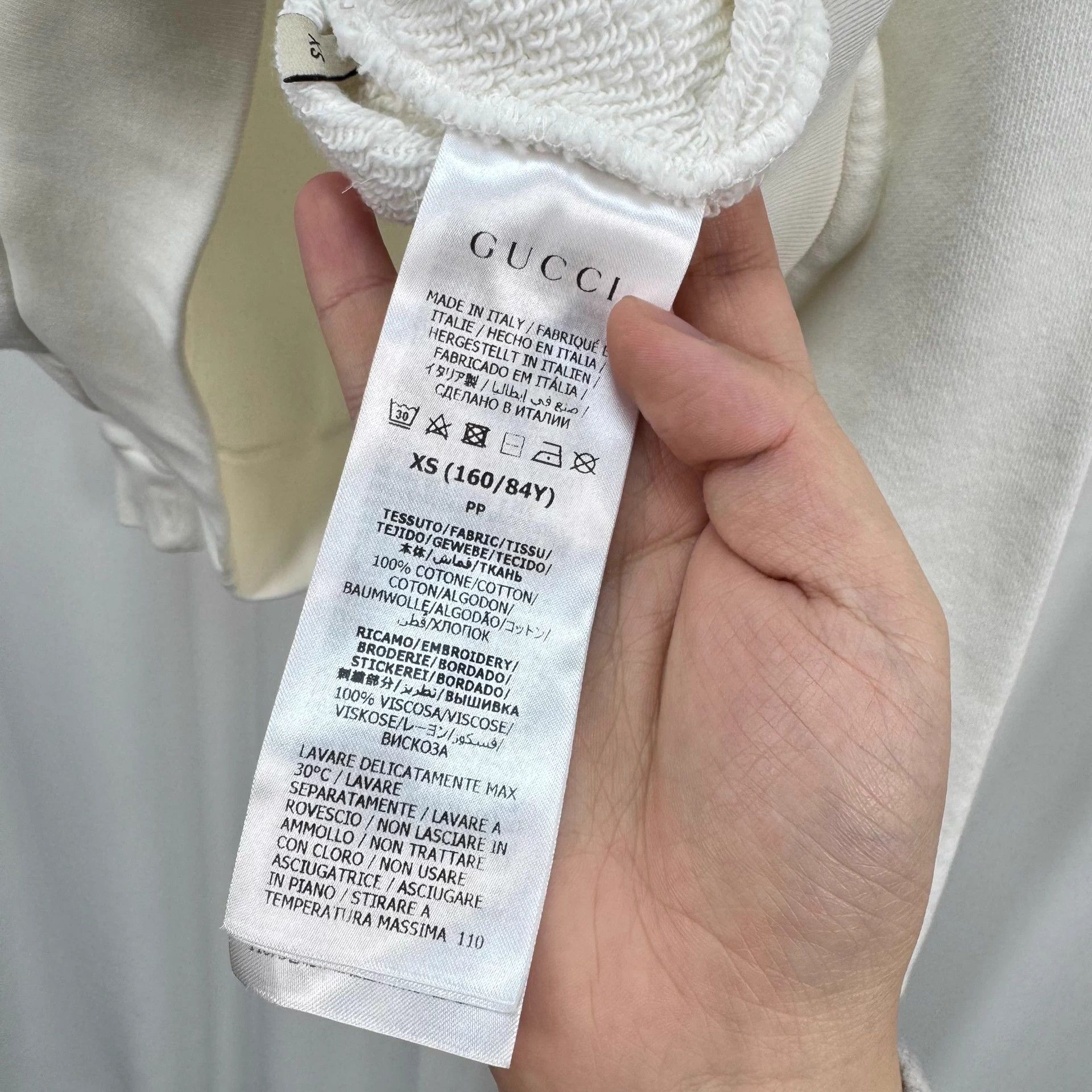 Adidas Gucci x Adidas embroidered trefoil logo hoodie XS 95 New Size US XS / EU 42 / 0 - 8 Thumbnail