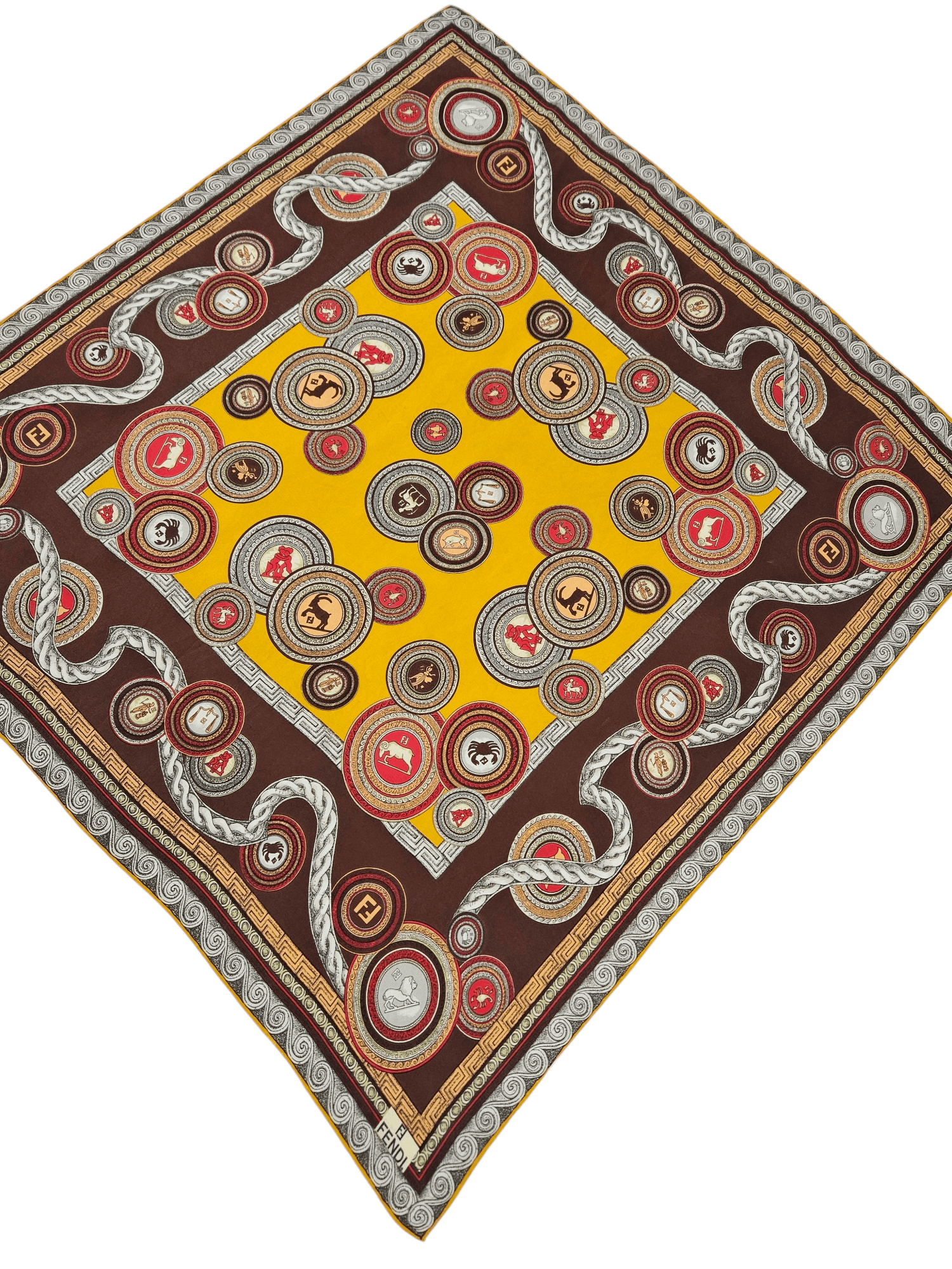 Fendi Fendi Silk Scarf Size ONE SIZE - 2 Thumbnail