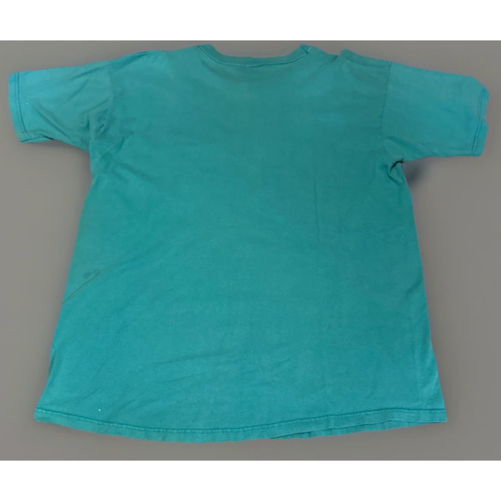 Essentials VINTAGE BVD Front Pocket Teal Blue Blank Essential T-Shirt XL 80s 90s Size US L / EU 52-54 / 3 - 2 Thumbnail