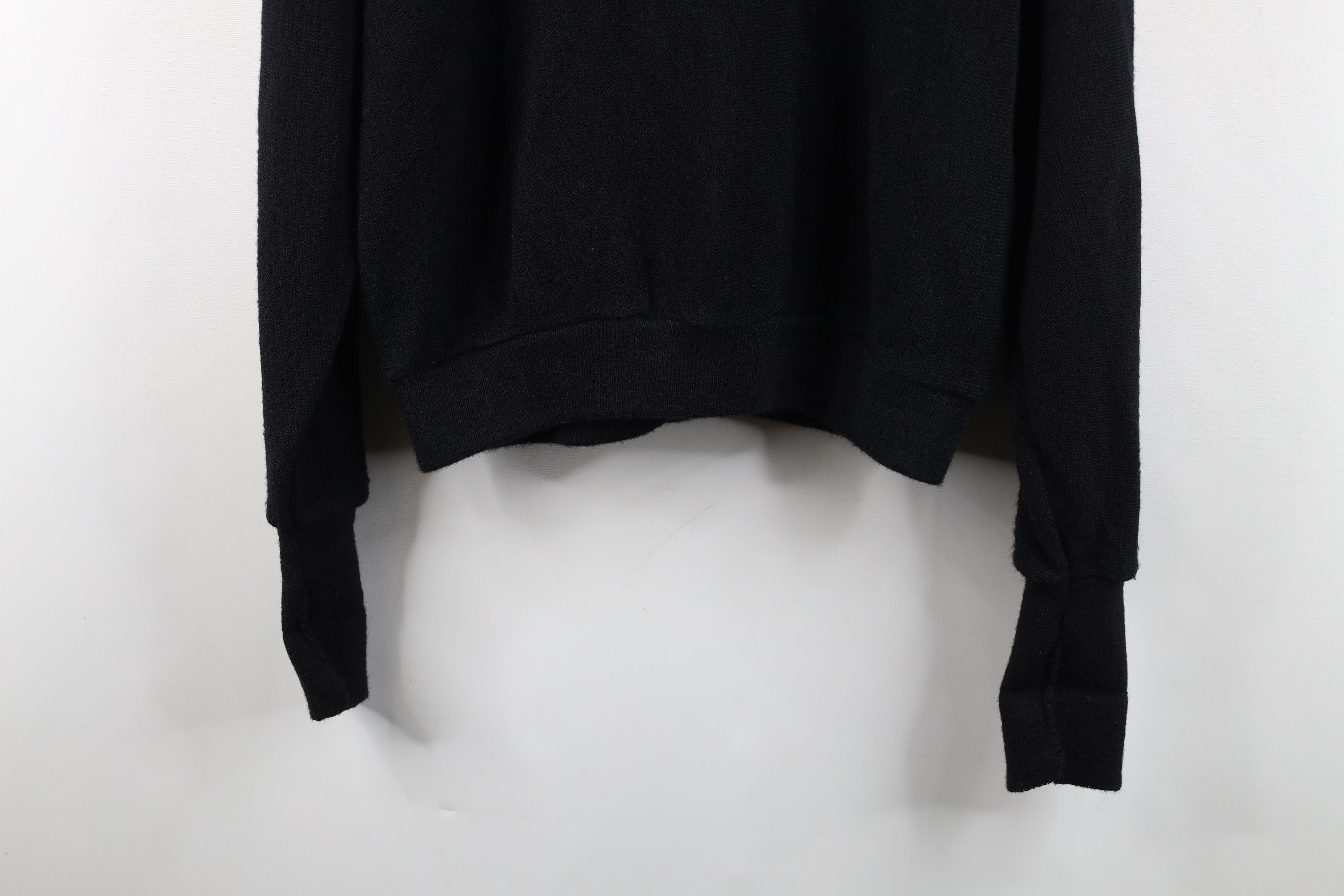 Vintage Vintage 70s Streetwear Cobain Cardigan Sweater Black USA Size US M / EU 48-50 / 2 - 14 Thumbnail