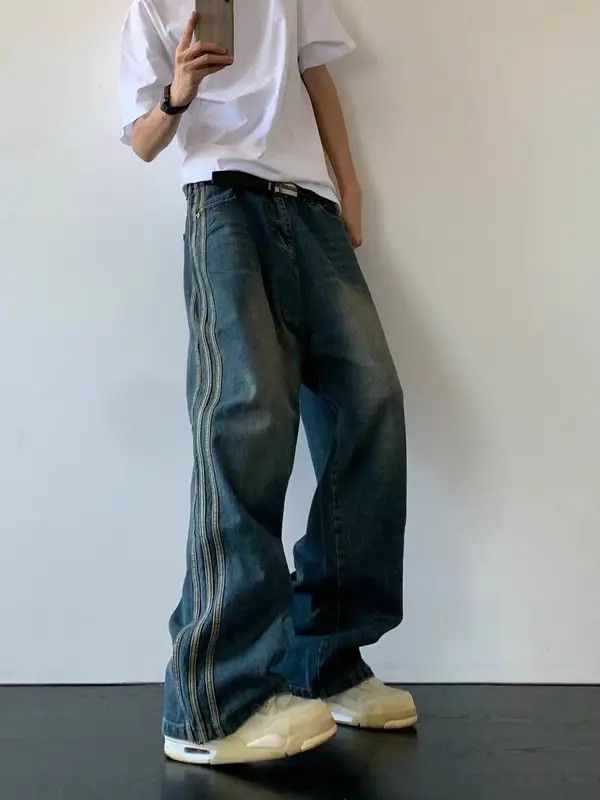Japanese Brand VIBE Vintage casual micro flare baggy jeans Size US 32 / EU 48 - 8 Thumbnail