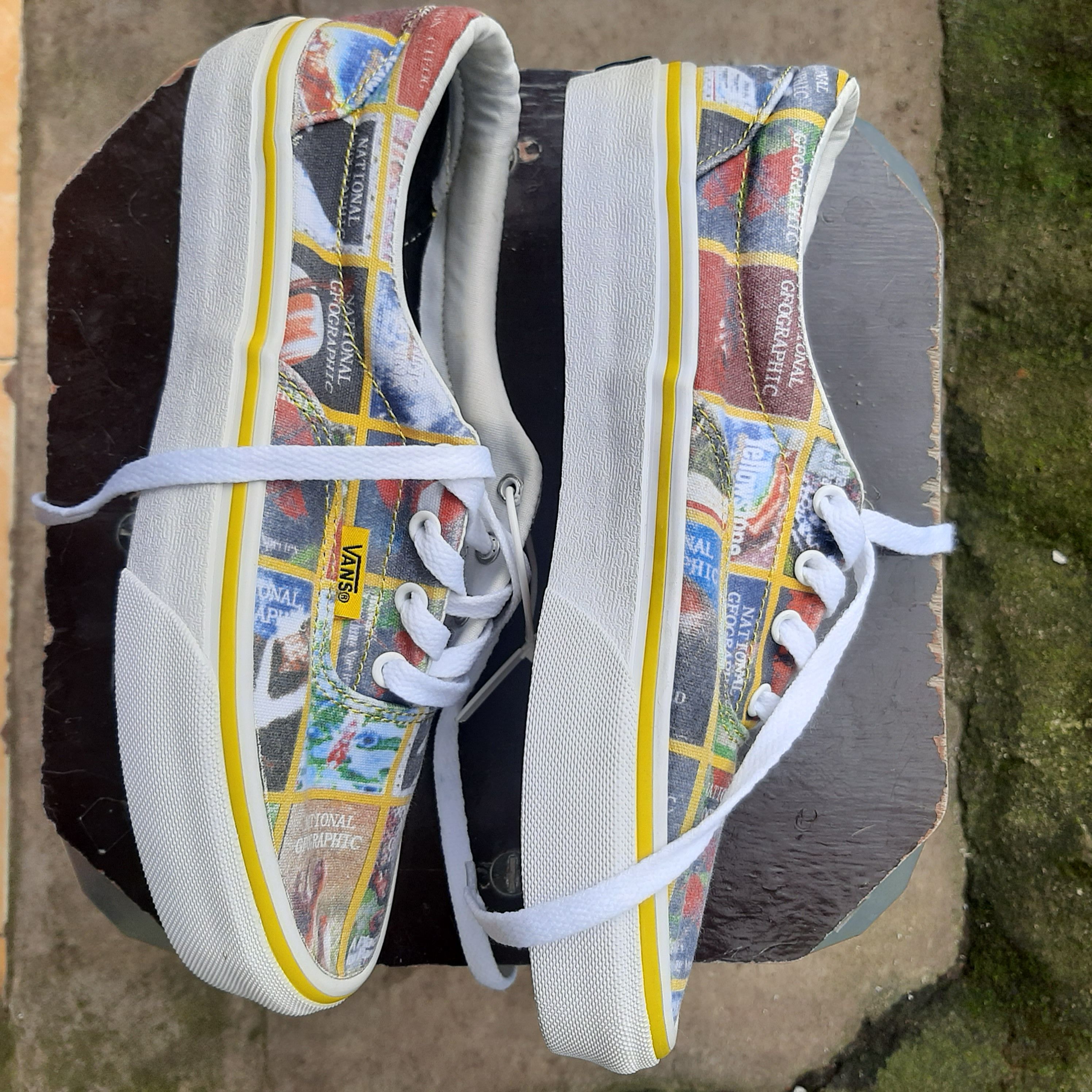 image of Vans X National Geographic Shoes, Men's (Size 5.5)