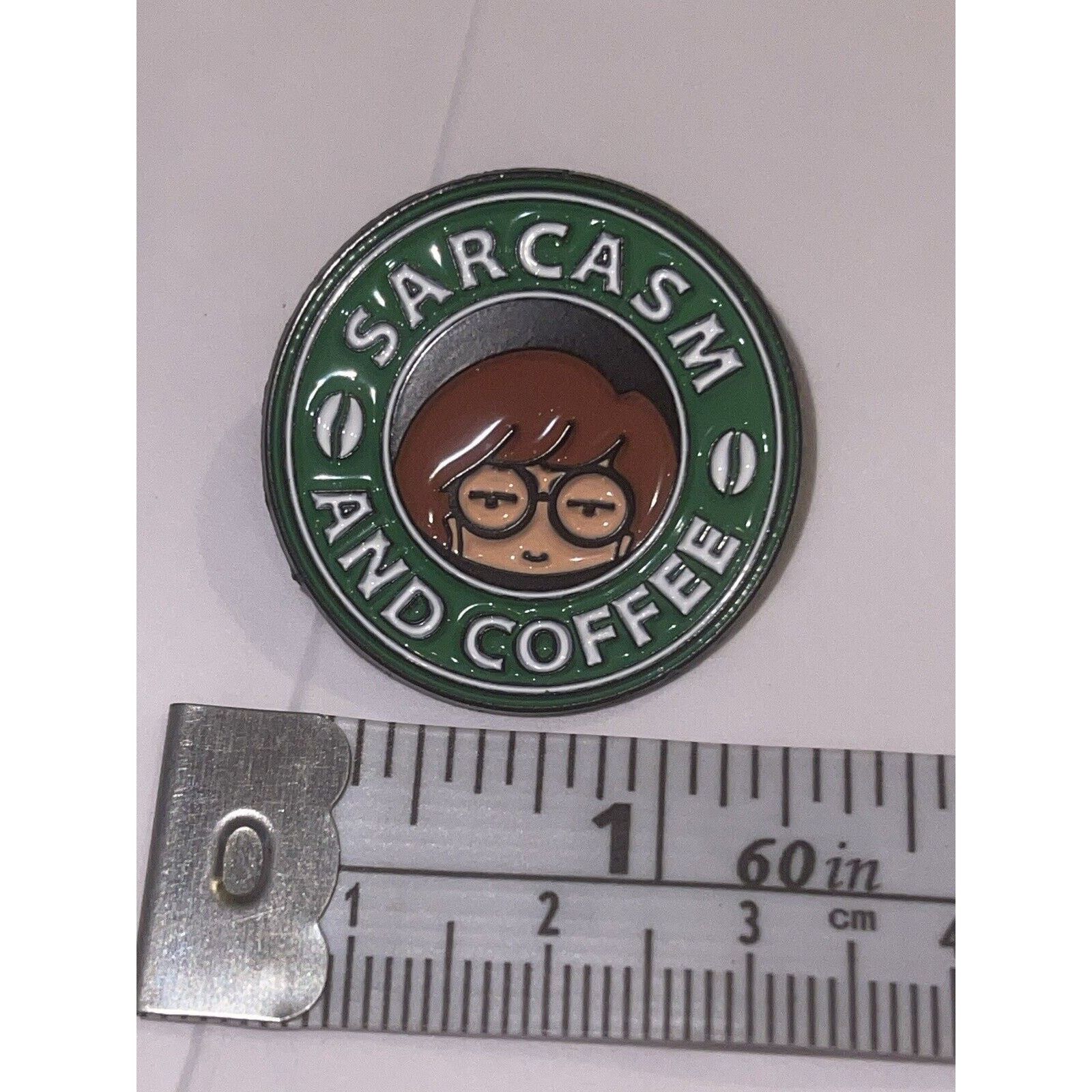 Other Sarcasm And Coffee Bean Pin Brooch Size ONE SIZE - 1 Preview