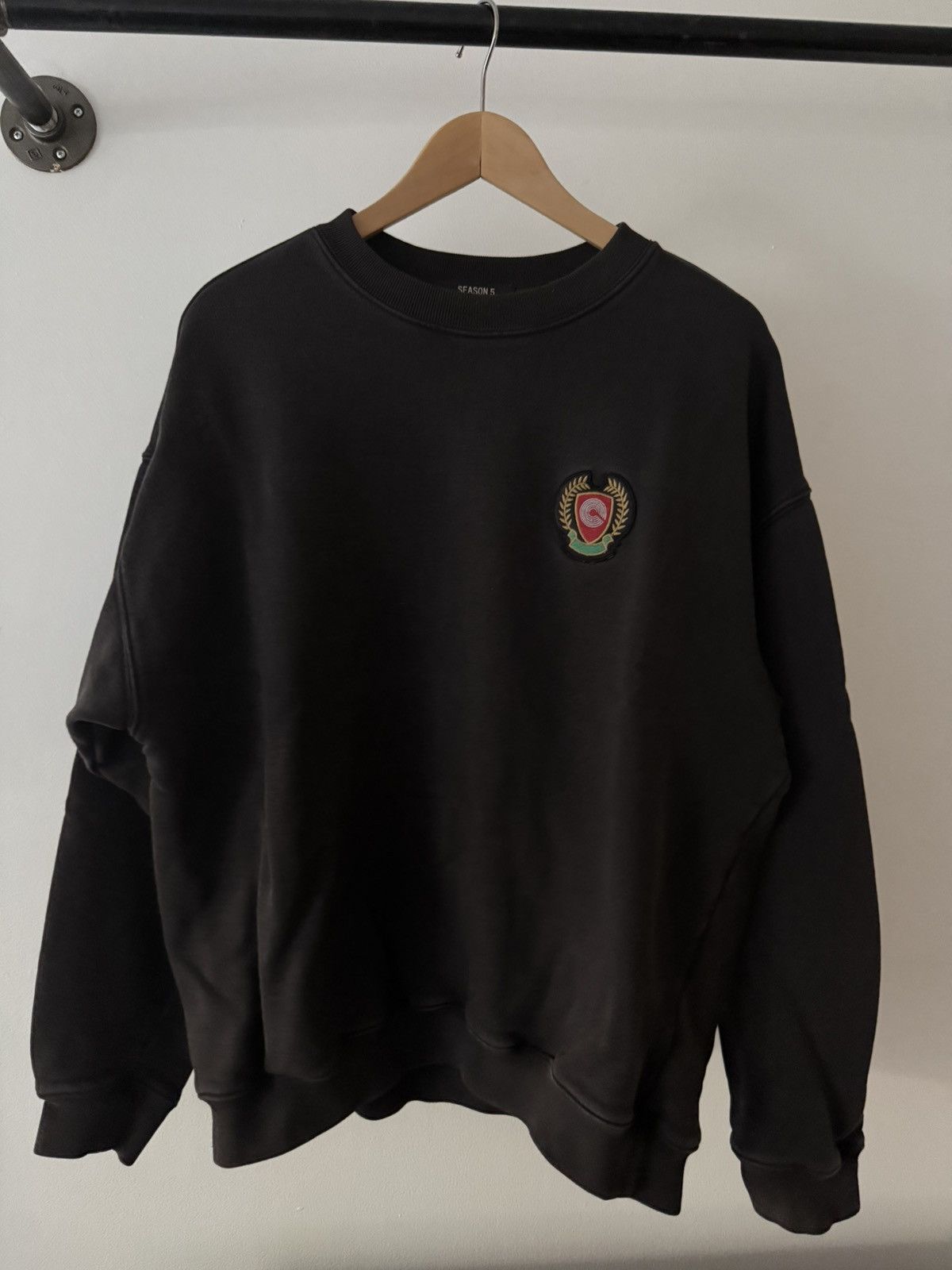 Kanye West × Yeezy Season 5 Sample Calabasas Crest Crewneck | Grailed