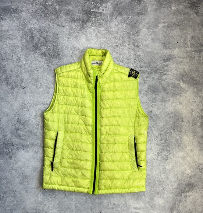 Stone Island Stone island SS14 green gilet | Grailed