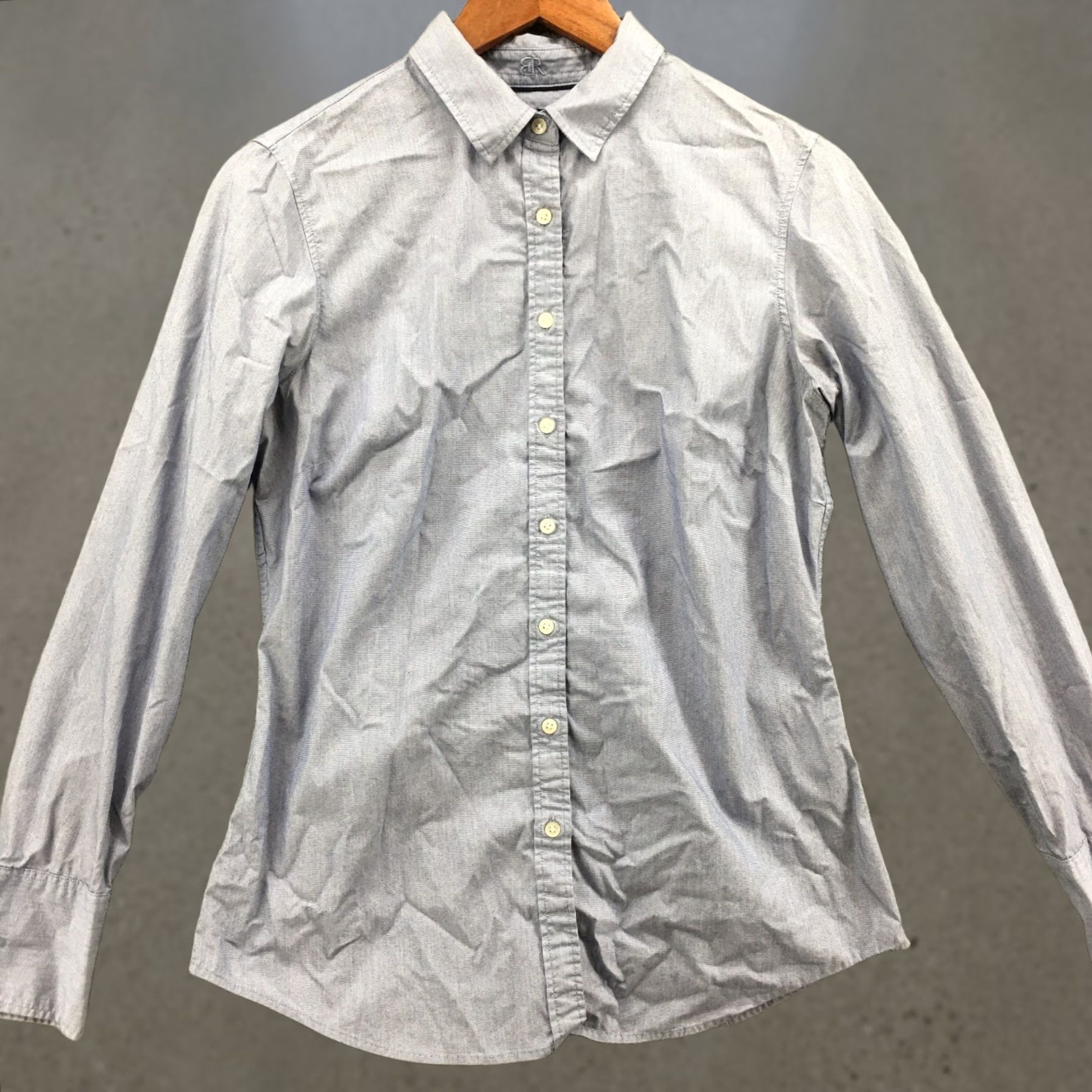 Banana Republic Banana Republic Shirt Womens 8 Button-Up Collared Casual Blue Cotton Size M / US 6-8 / IT 42-44 - 1 Thumbnail