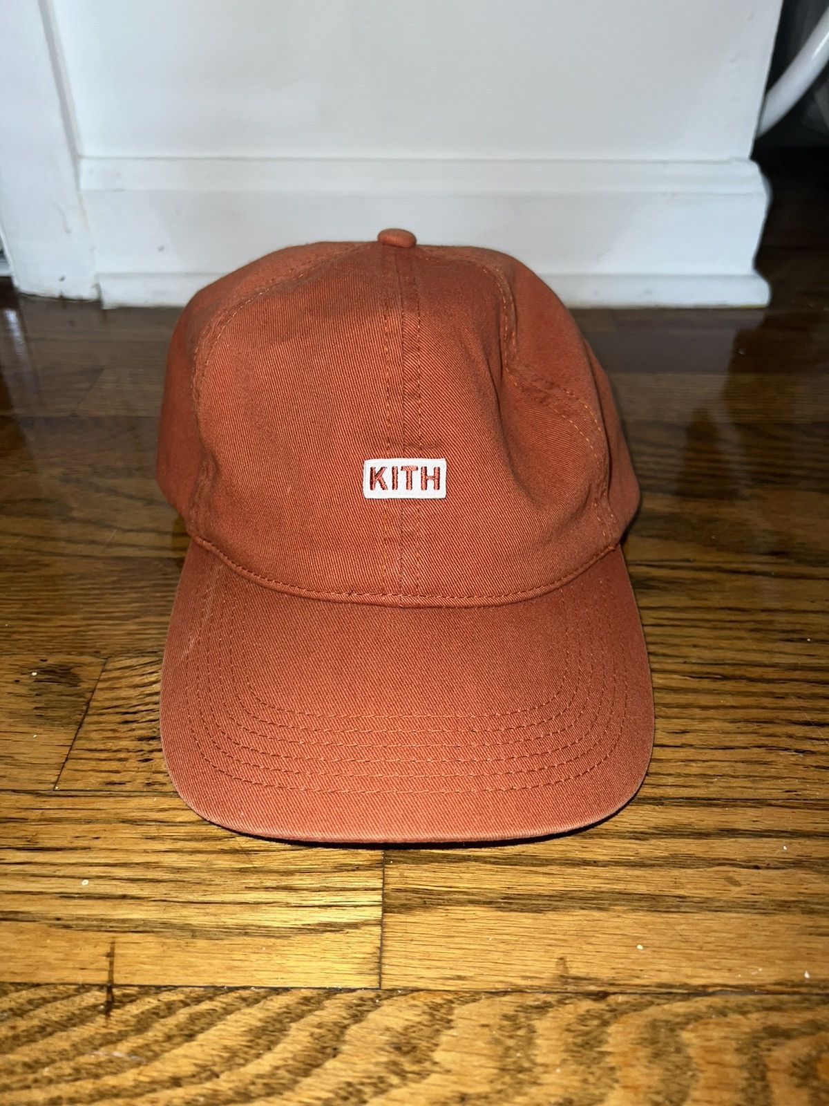 Kith BG Classic Box Logo Cap Hat - Orange
