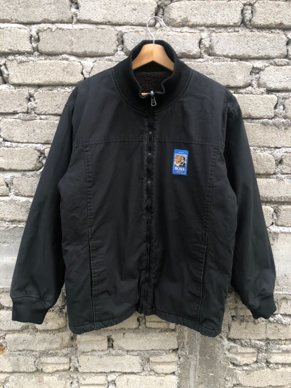 Japanese Brand Suntory Boss Coffee Rivesable Sherpa Zipper Jacket Size US M / EU 48-50 / 2 - 5 Thumbnail