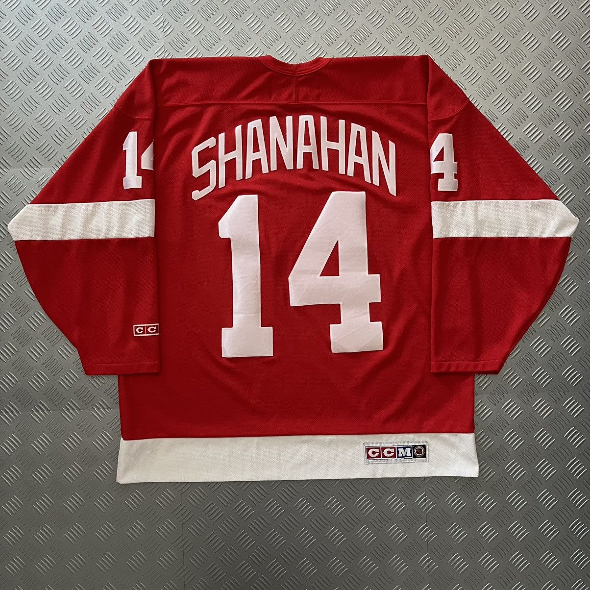 Ccm × NHL VintageCCM Detroit RedWings#14 Brendan Shanahan HockeyJersey Size US L / EU 52-54 / 3 - 12 Thumbnail