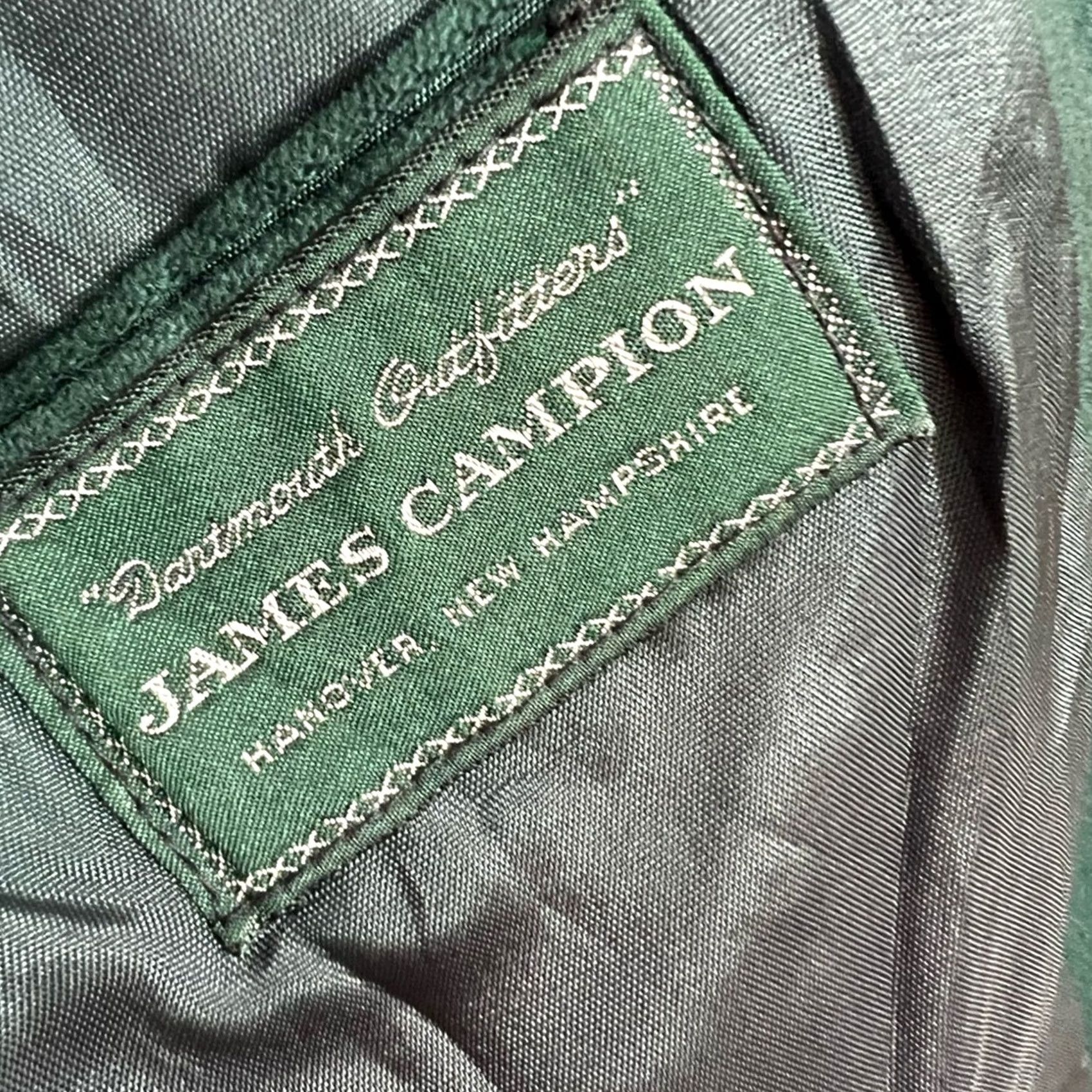 Vintage VTG 50’s Dartmouth Outfitters Class Reunion Jacket James Campion Union Made USA Wool Blazer Mens M Green Varsity Jacket Reg Size Size 40R - 6 Thumbnail