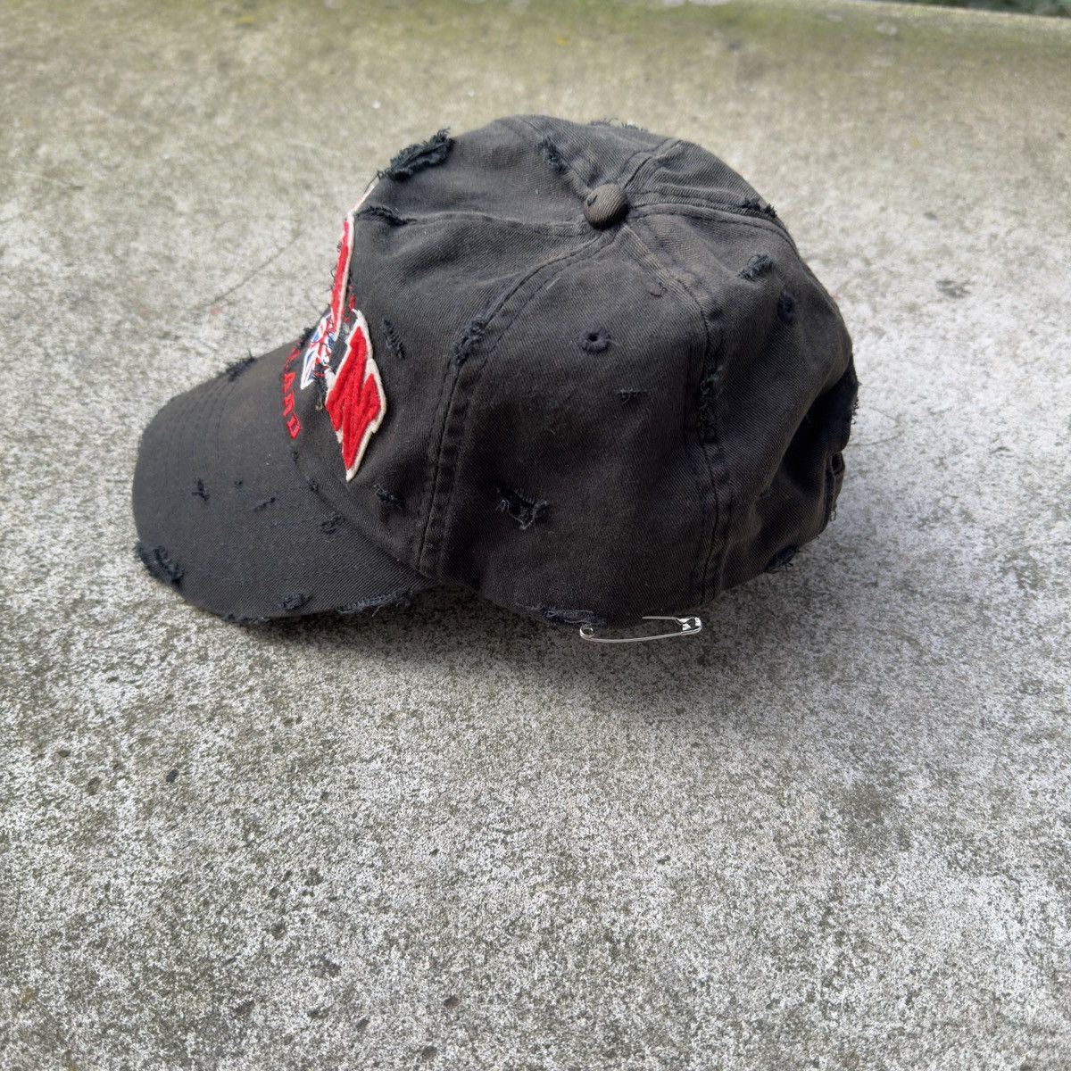 Vintage Thrashed Faded Distressed London Hat ERD Grunge Punk Size ONE SIZE - 8 Thumbnail