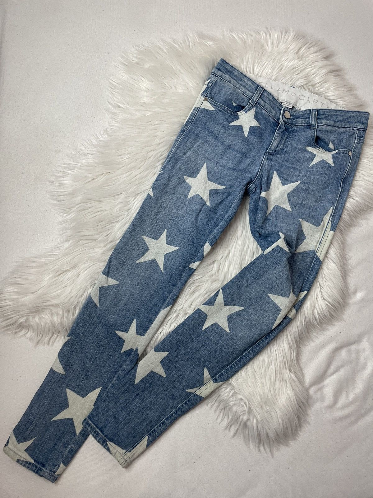 Stella McCartney skinny slim jeans Stella McCartney Ankle Grazer Star Size 26" / US 2 / IT 38 - 3 Thumbnail