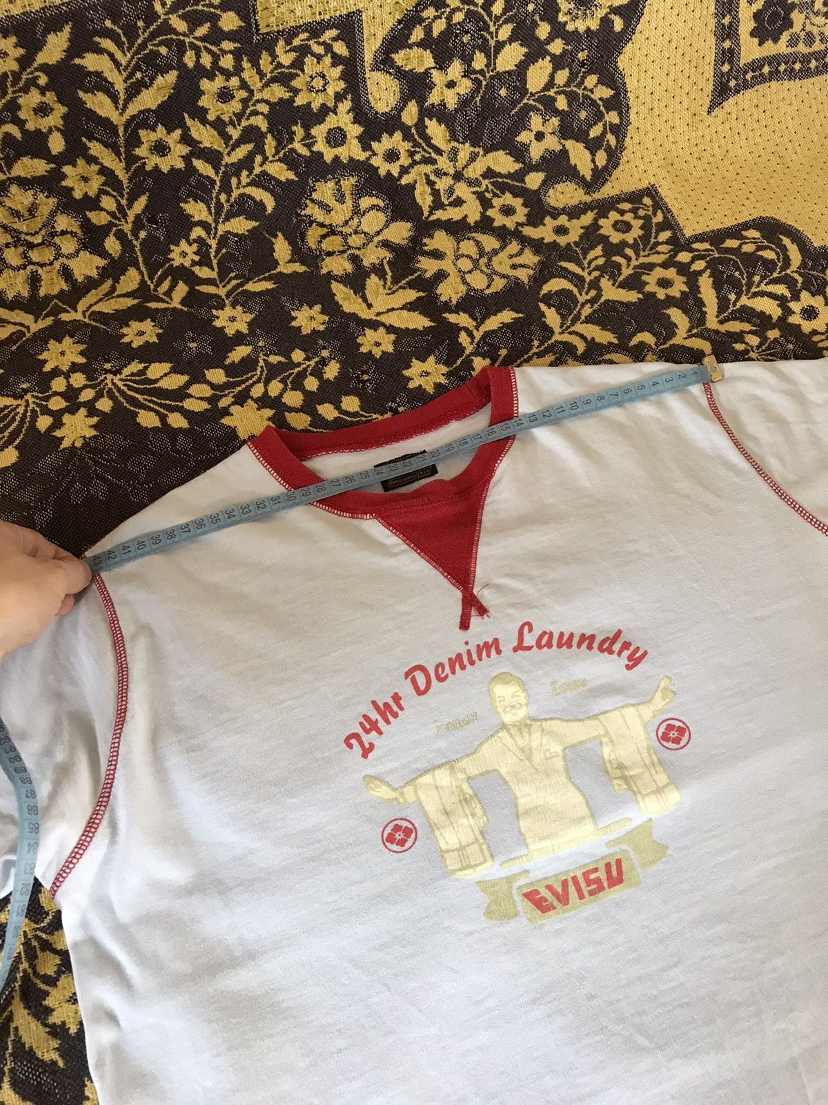 Evisu × Japanese Brand 🔥 Vintage Evisu Streetwear Y2K Japan T-Shirt Distressed Size US S / EU 44-46 / 1 - 13 Thumbnail