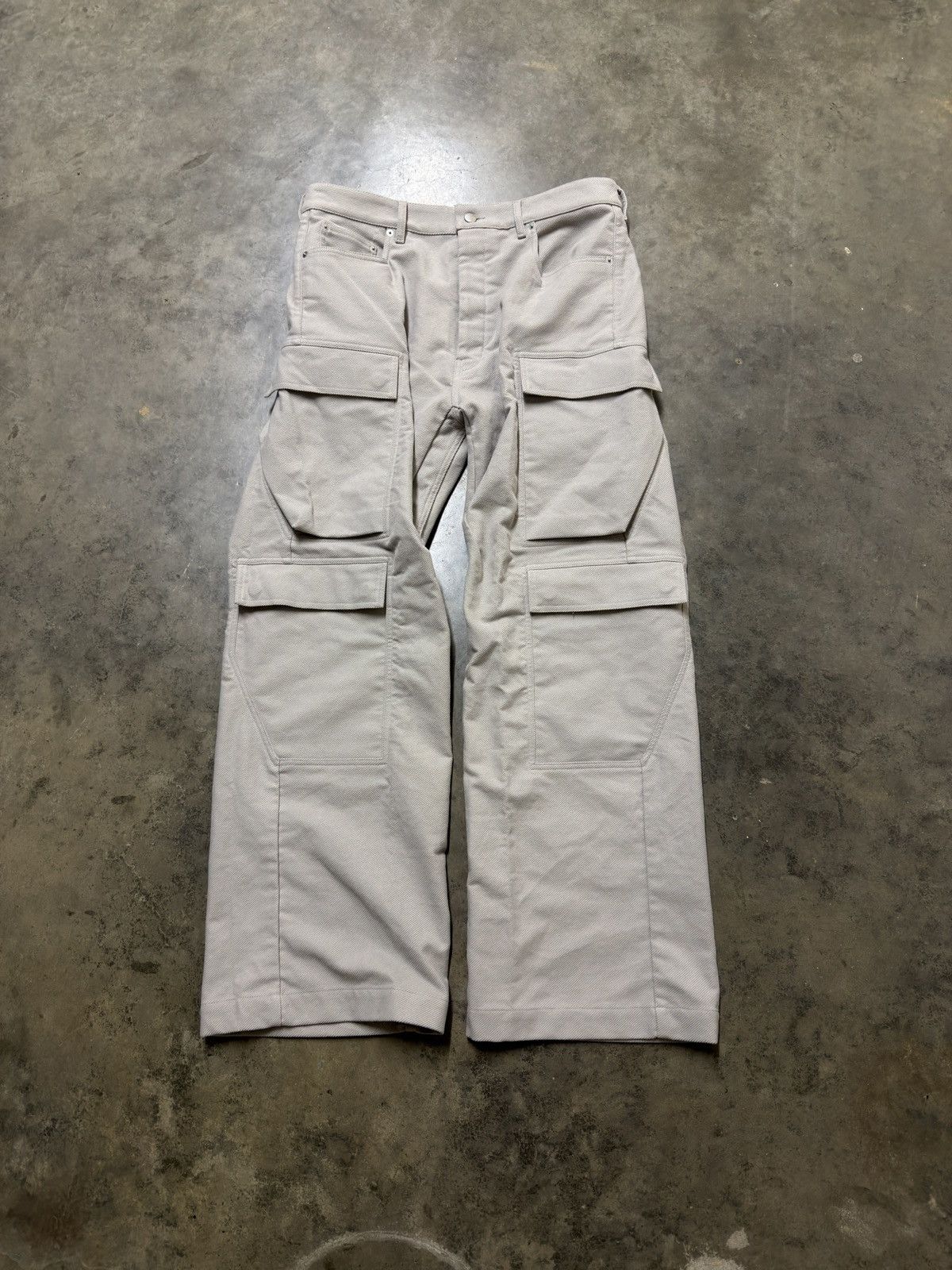 Rick Owens Rick Owens FW25 ‘Concordians’ Double Cargo Geth Jeans Size US 33 - 1 Thumbnail