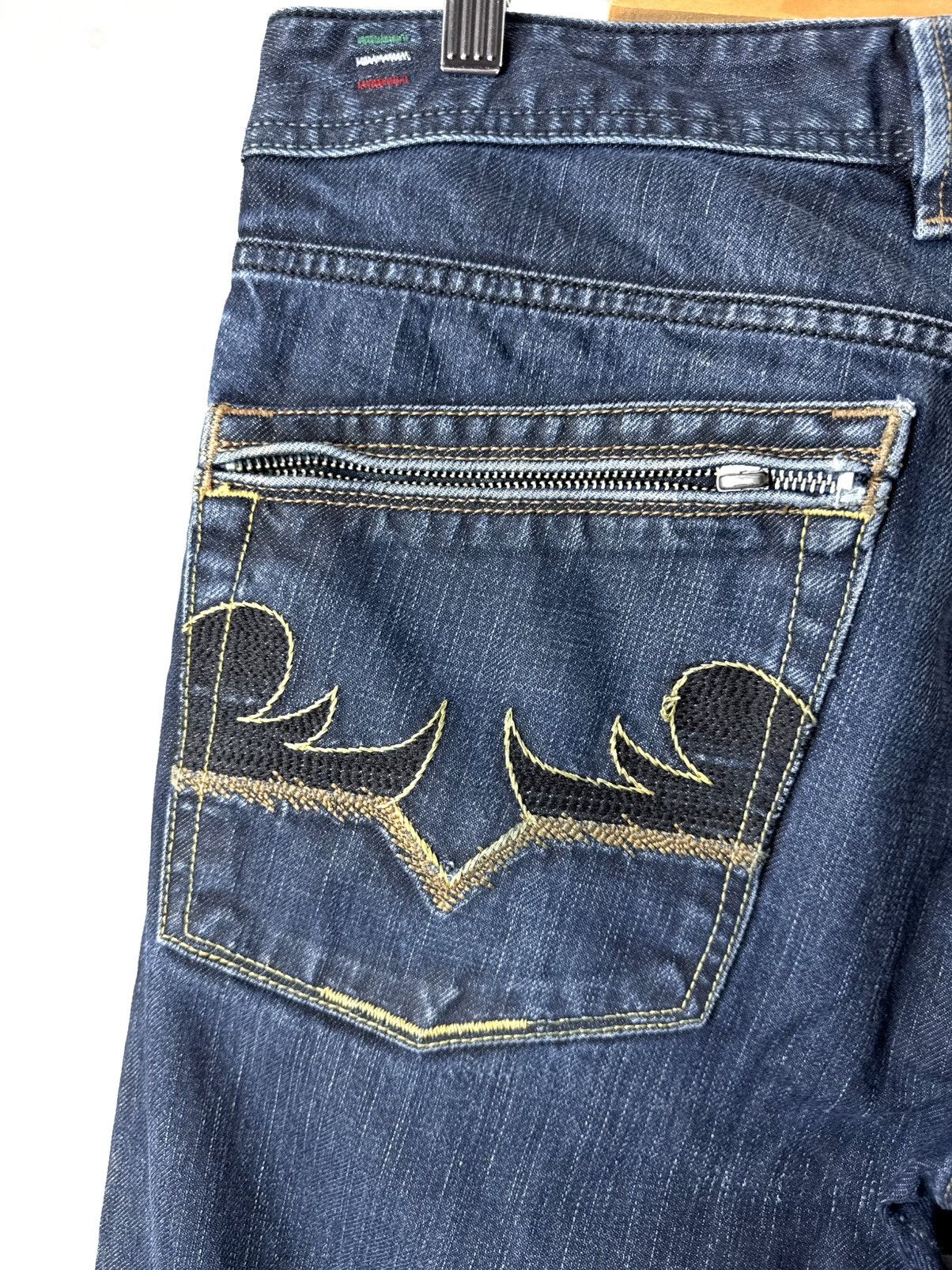 Diesel Vintage Diesel Yarik Embroidered Pockets Denim Pants Y2K Size US 31 - 7 Thumbnail