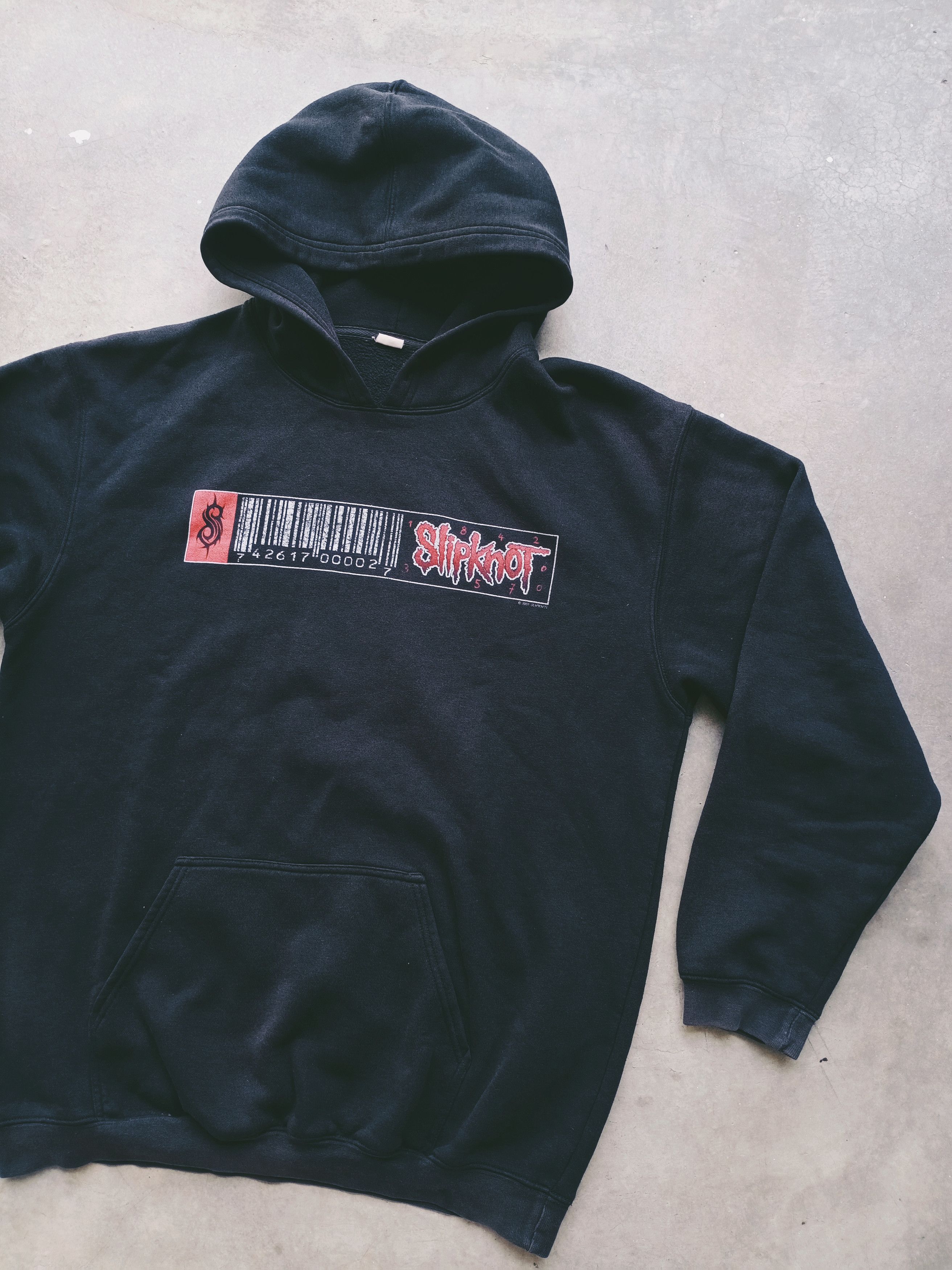 Band Tees Vintage Y2K 2001 Slipknot Barcode Hoodie Sweater Size US XL / EU 56 / 4 - 3 Thumbnail
