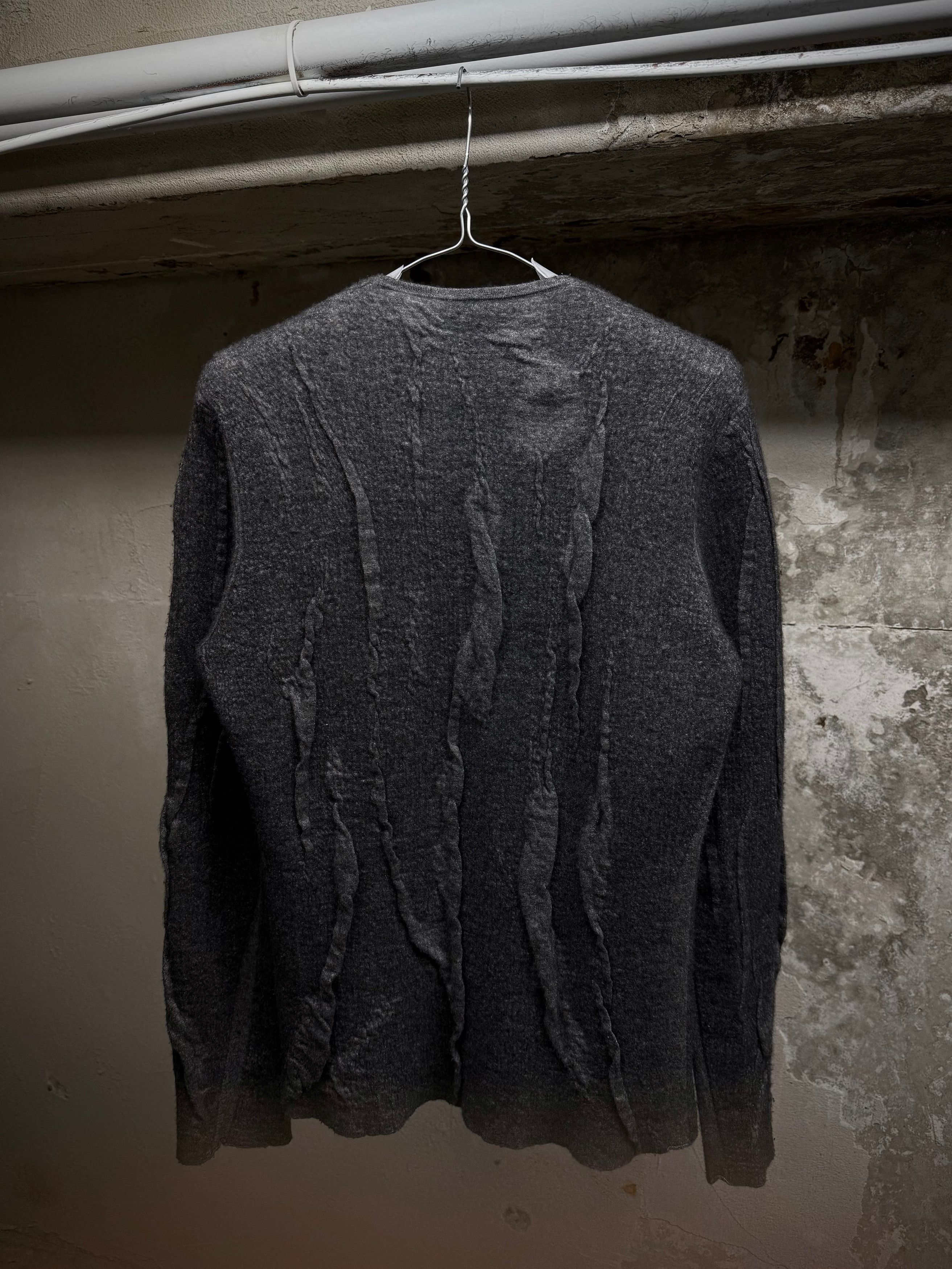 Label Under Construction Label Under Construction Distressed Crewneck Size US S / EU 44-46 / 1 - 6 Thumbnail