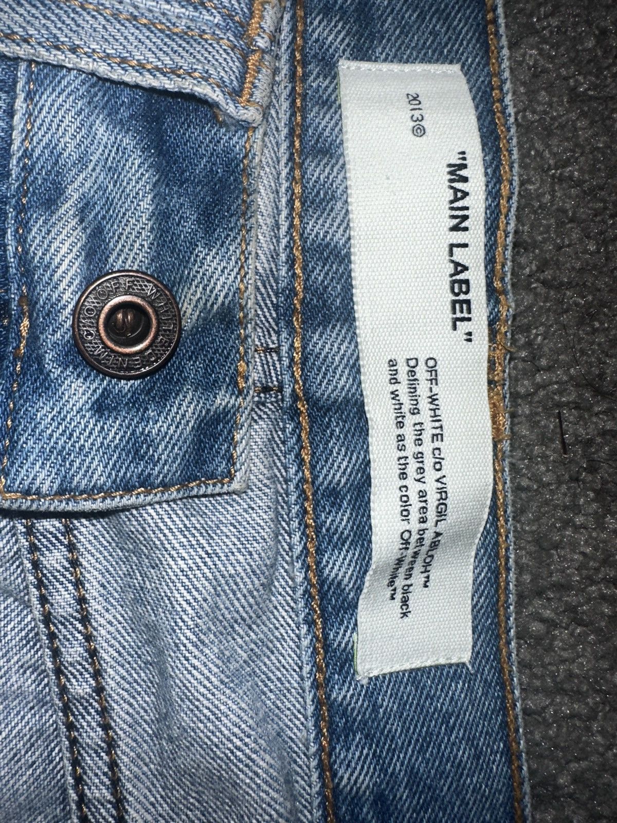 Off-White Off White Repeat Logo Jeans FW19 Size US 30 / EU 46 - 9 Thumbnail
