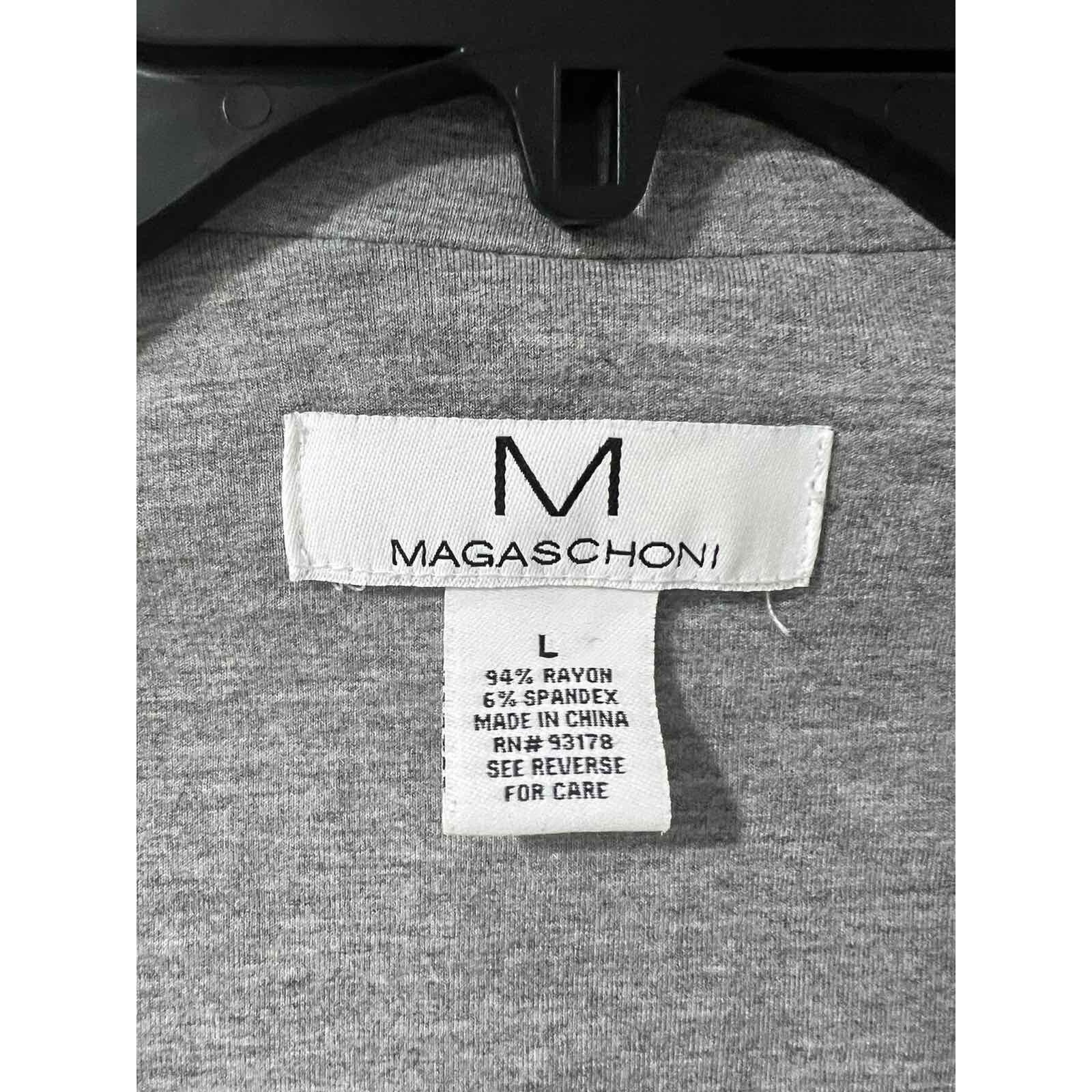 Magaschoni MAGASCHONI Blazer Jacket Dark Heather Size L A001603 Size L / US 10 / IT 46 - 7 Thumbnail