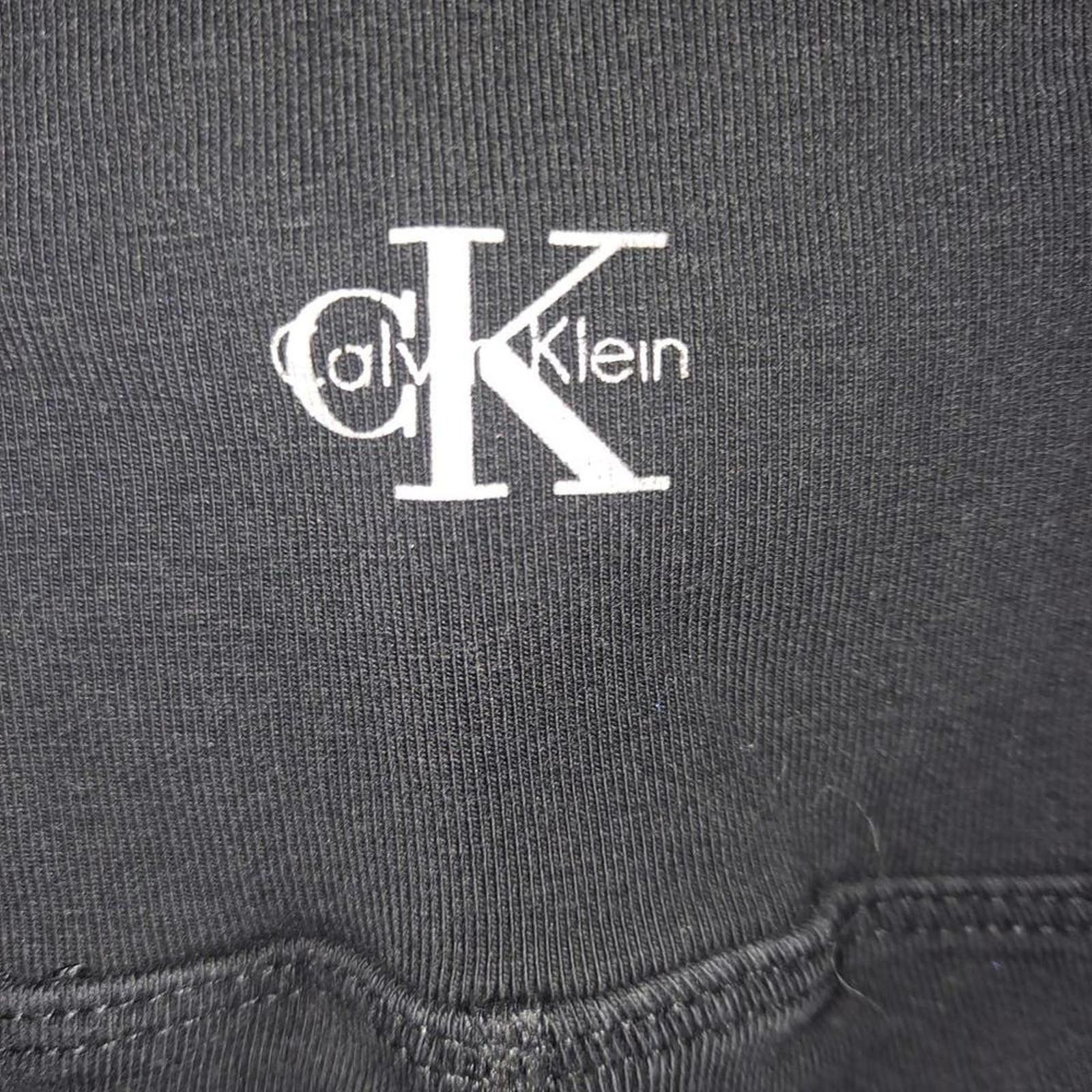 Calvin Klein Calvin Klein Black Leggings Calvin Klein Down‎ the Side Size 32" / US 10 / IT 46 - 6 Thumbnail