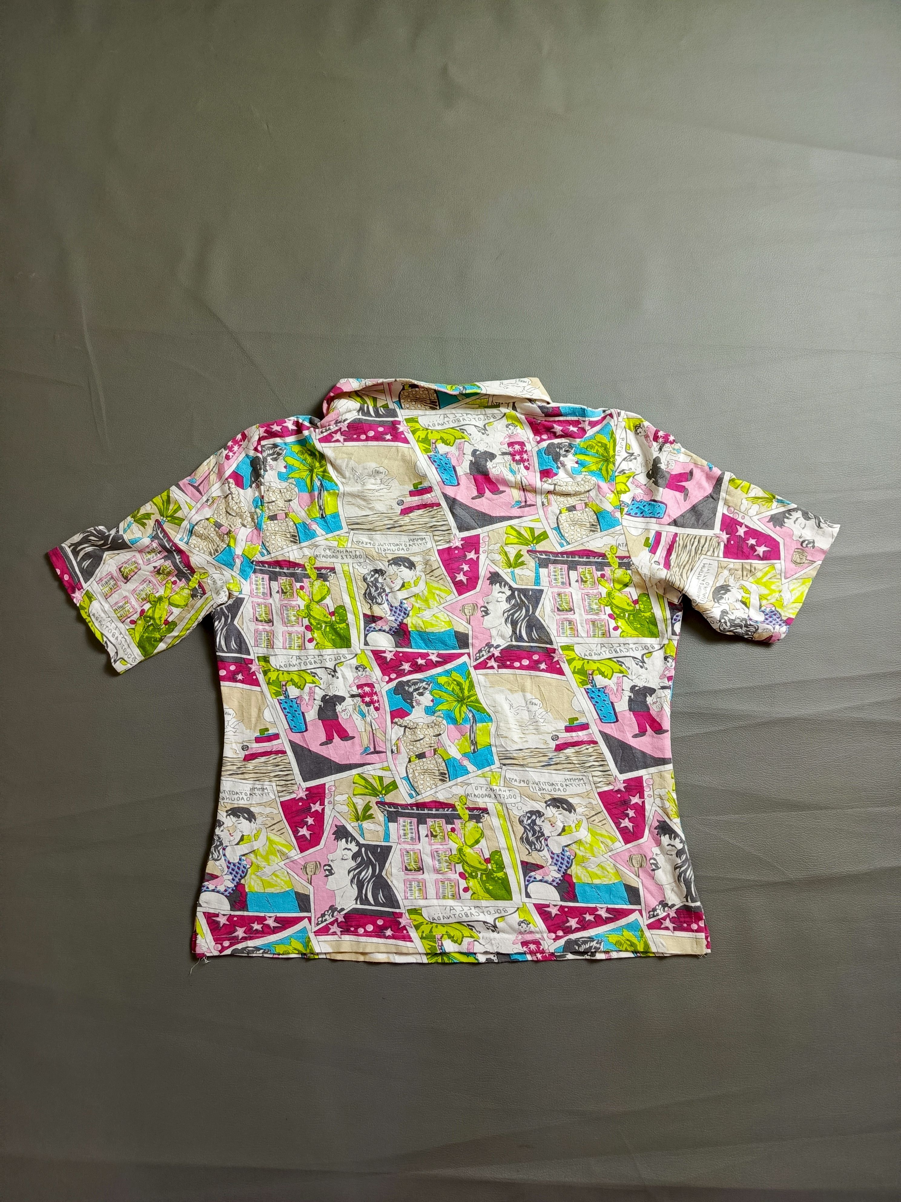 Japanese Brand La paix full print comic poloshirt Size M / US 6-8 / IT 42-44 - 5 Thumbnail