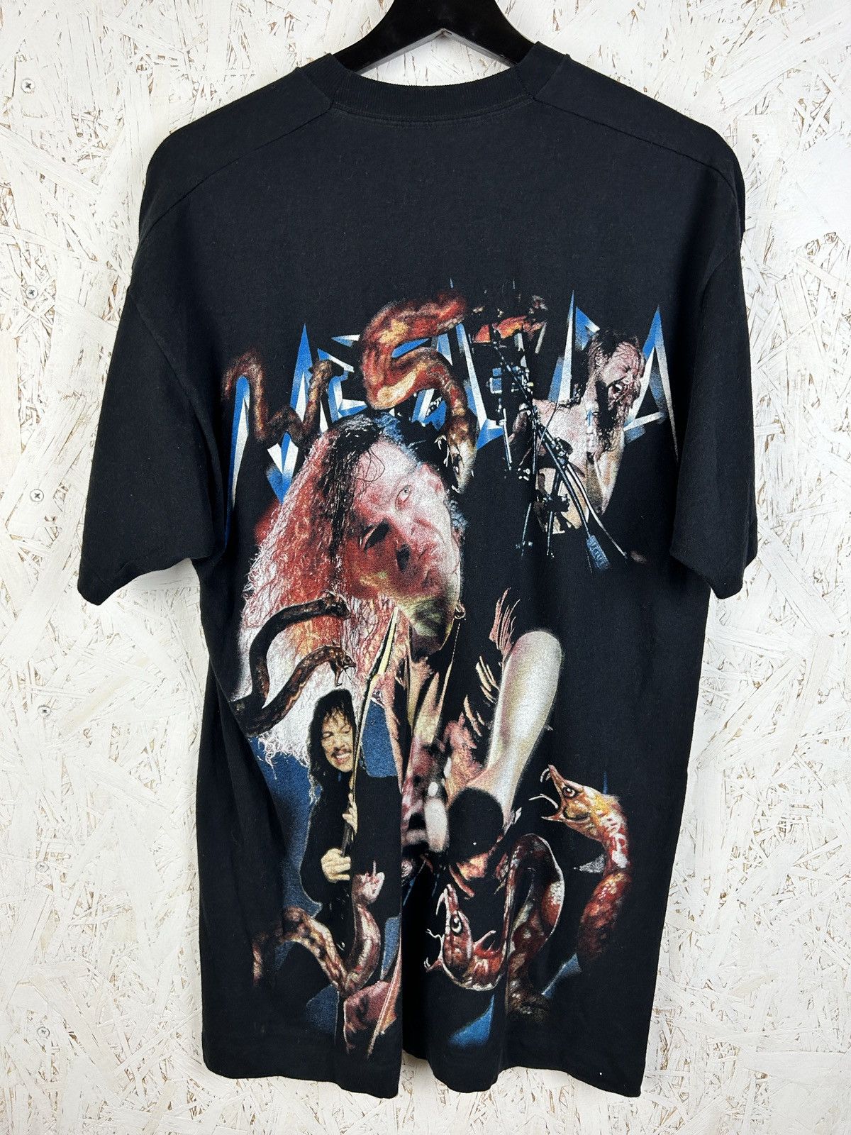 Band Tees 90s Vintage Metallica AOP Load Era Crazy Boot T-Shirt ~XL Size US XL / EU 56 / 4 - 4 Thumbnail
