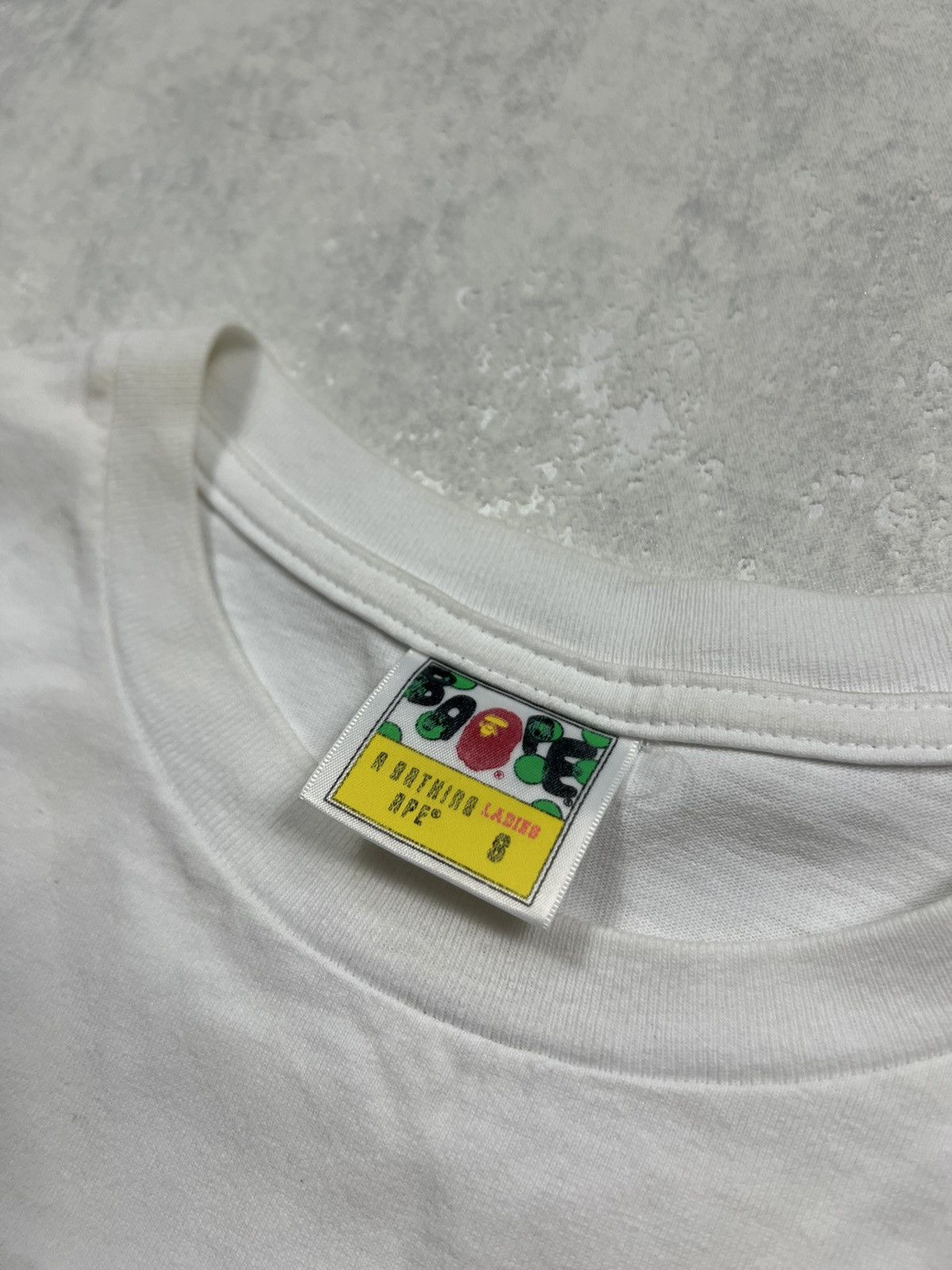 Bape A BATHING APE SPELLOUT LOGO TEE Size S / US 4 / IT 40 - 5 Thumbnail