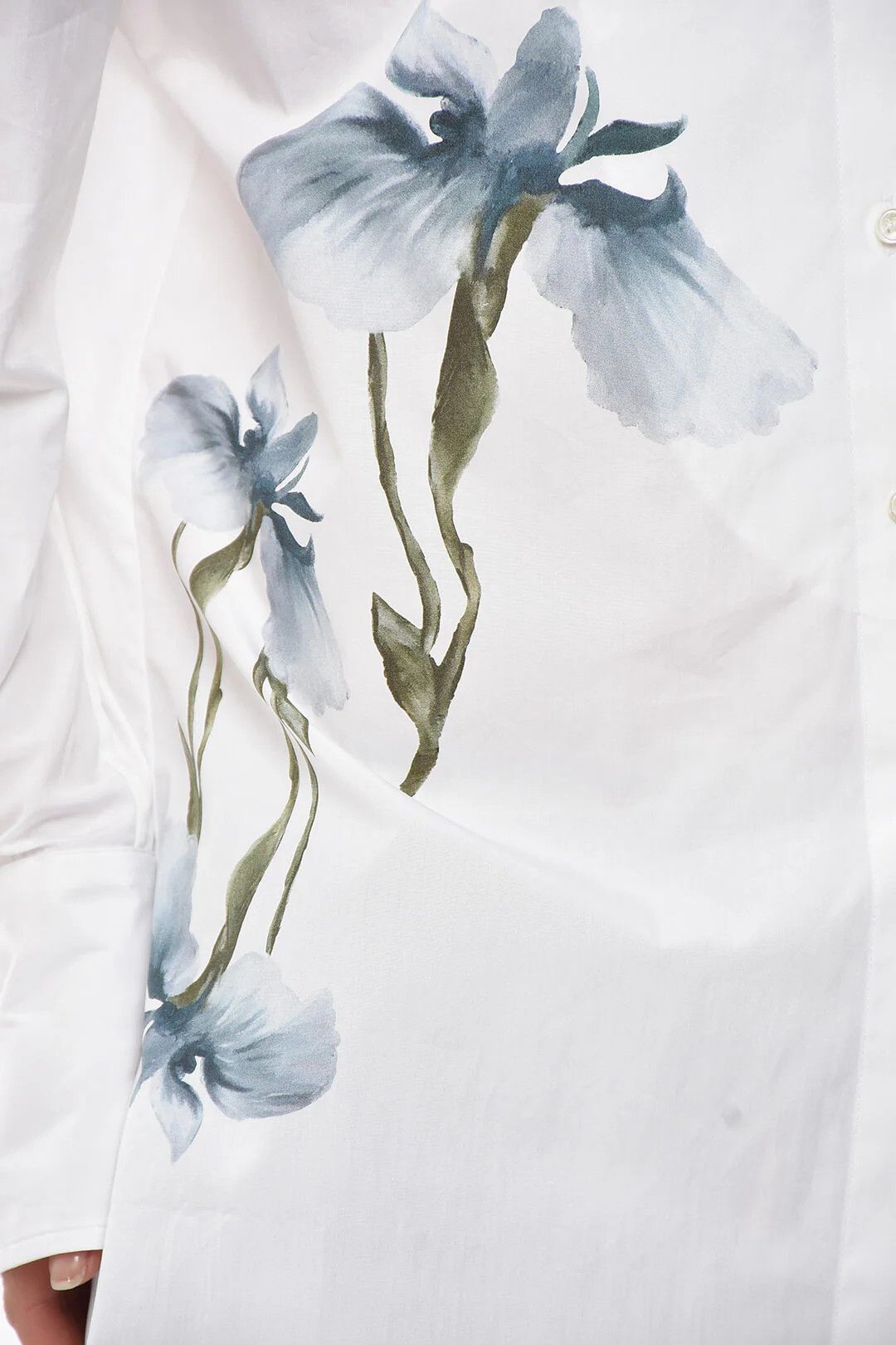 Givenchy og1mm0326 Poplin Shirt in White Size S / US 4 / IT 40 - 3 Thumbnail