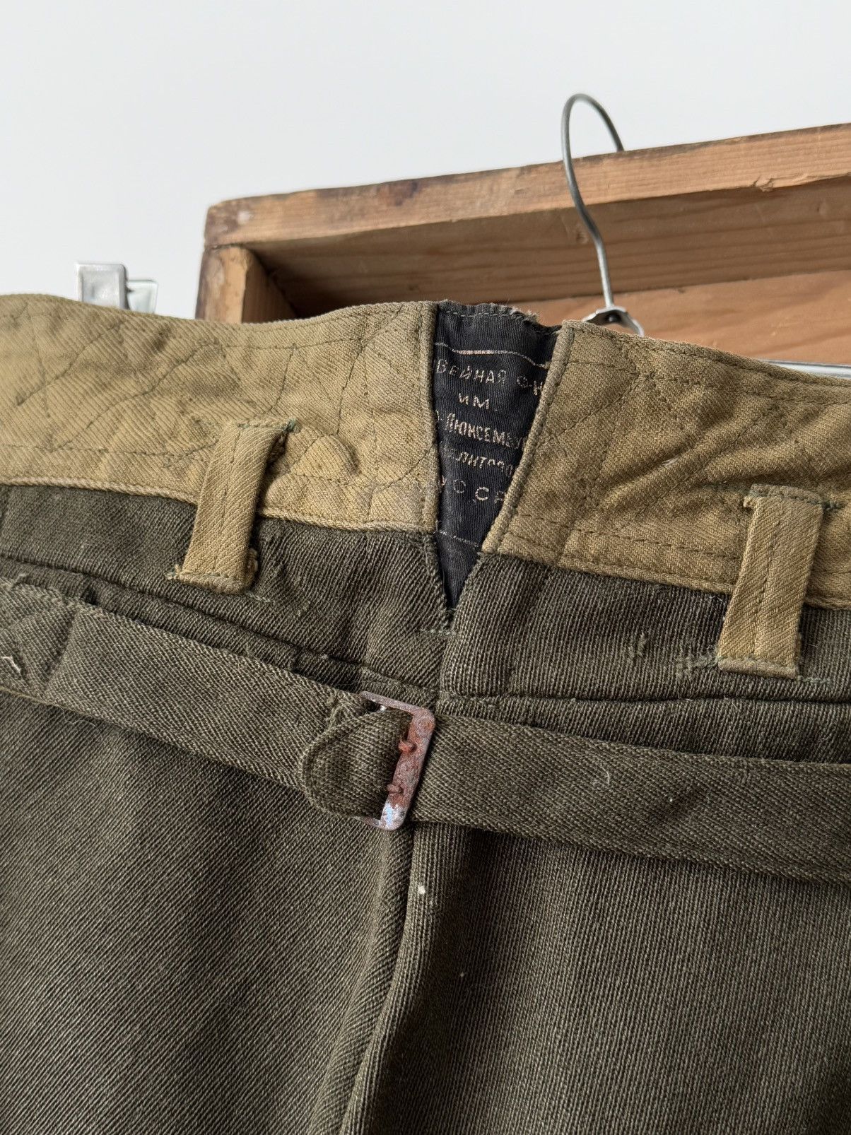 Cccp WW2 Era 1943 Pattern USSR RKKA Faded Galife Pants Size US 30 / EU 46 - 8 Thumbnail