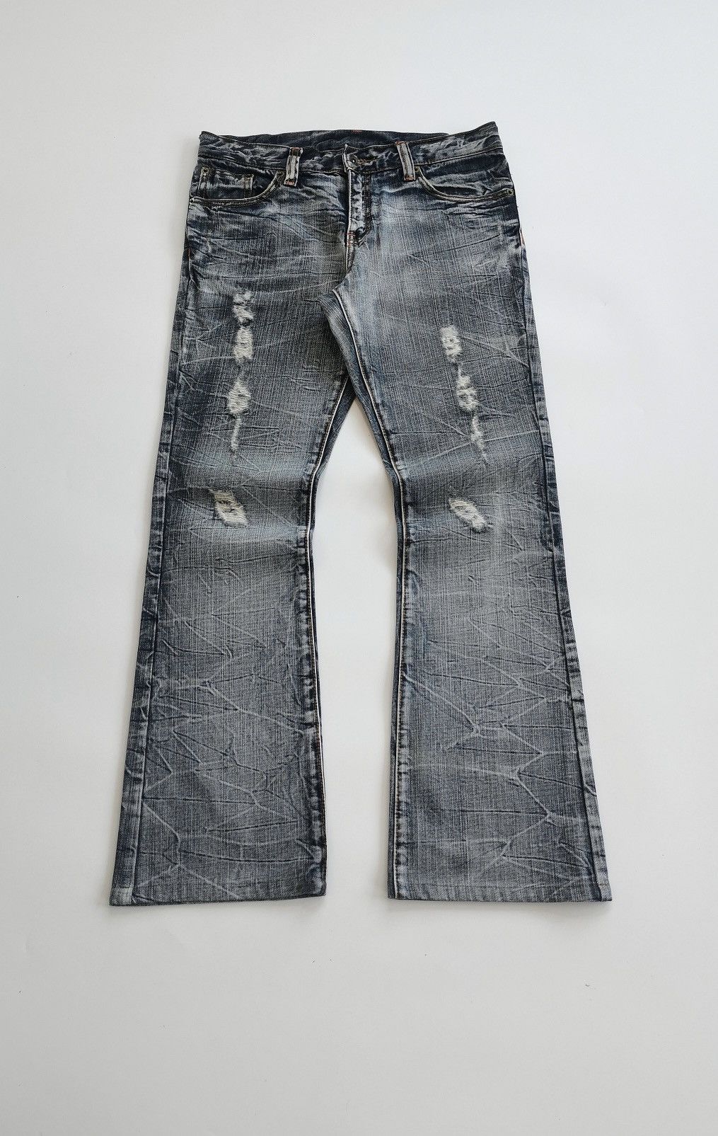 semanticdesign Bootcut Semanticdesign Claws Fade Distressed Denim Jeans Size US 31 - 4 Thumbnail