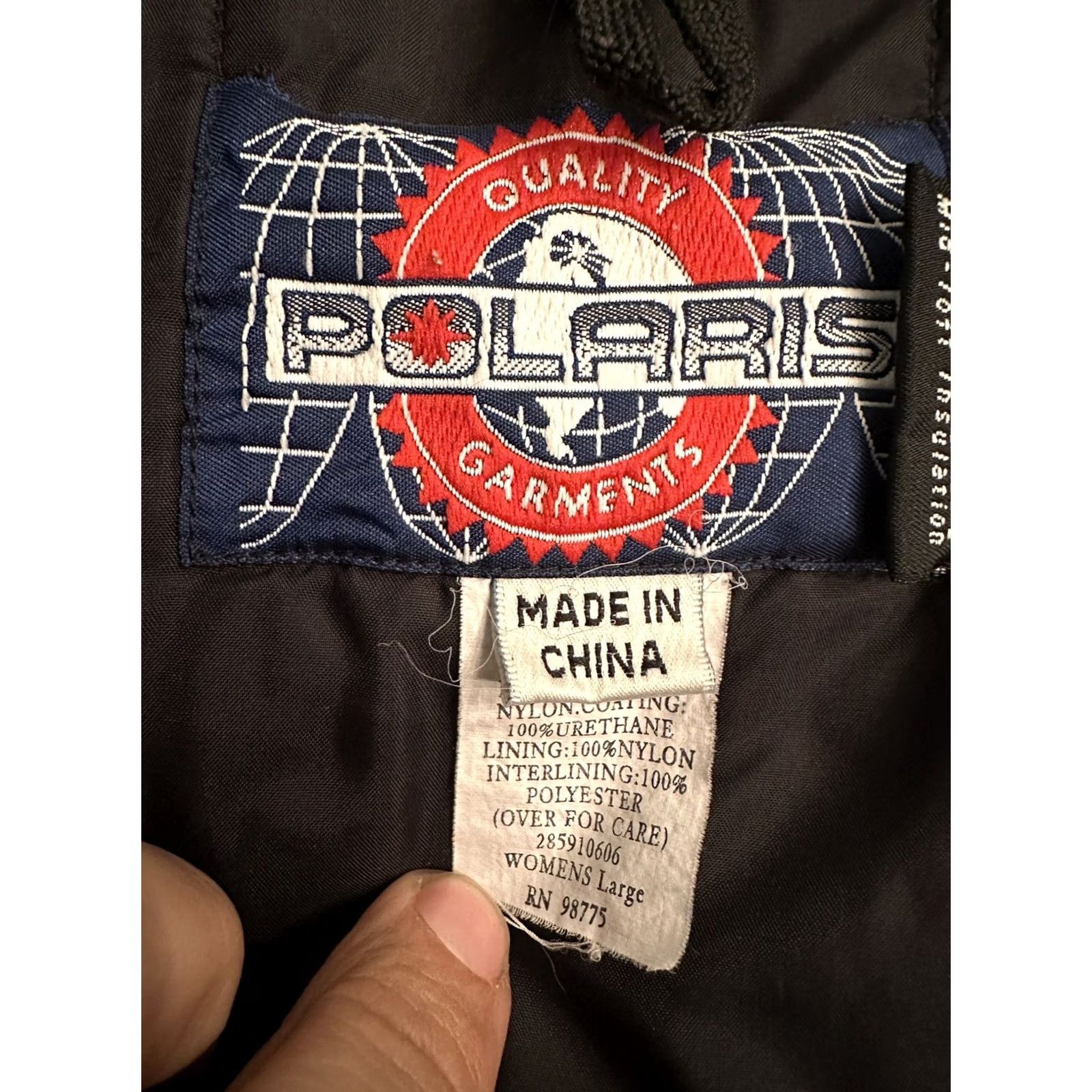 Vintage VINTAGE Polaris Indy Women's Jacket Coat Thermoloft Blue & Black Graphic Large Size L / US 10 / IT 46 - 7 Thumbnail