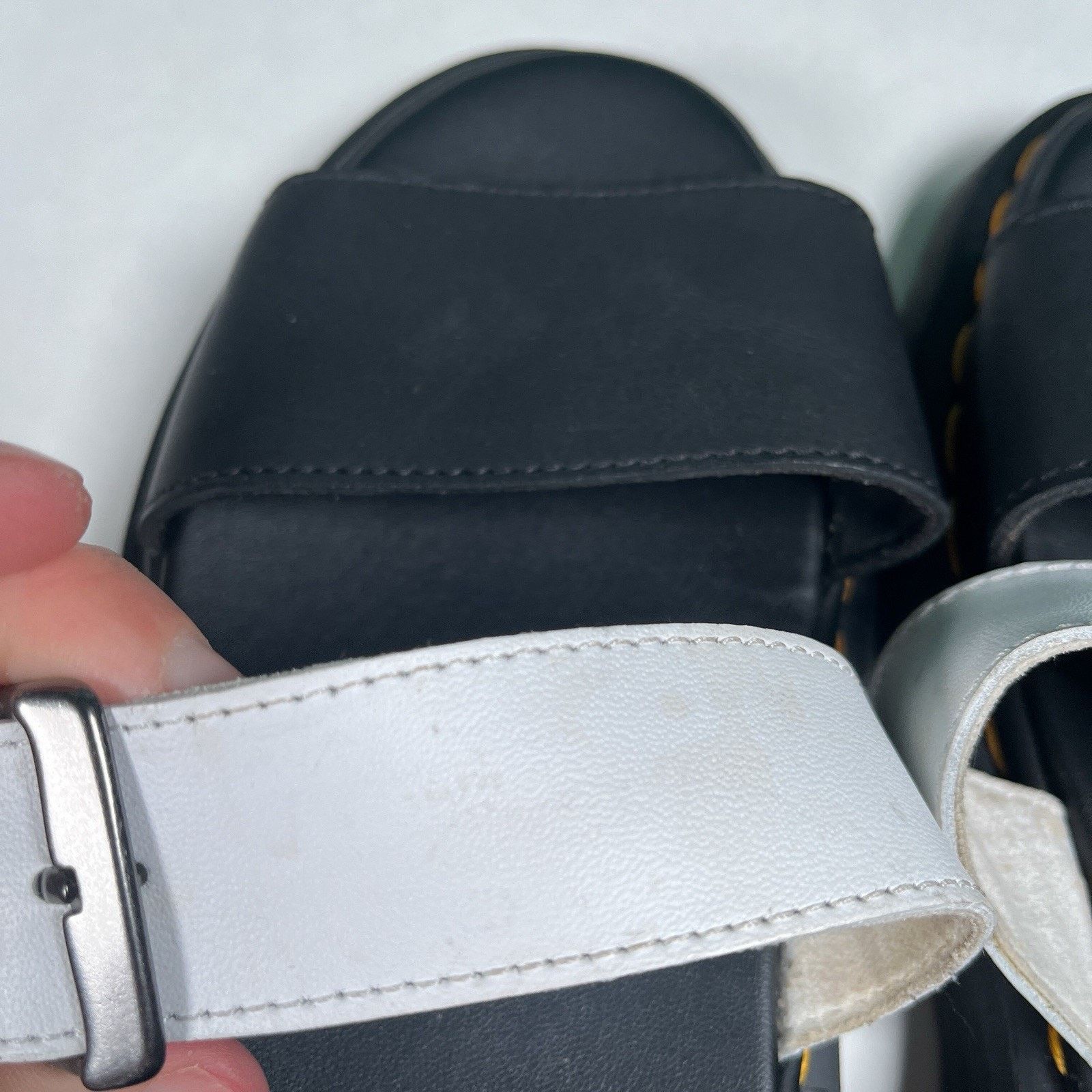 Dr. Martens Dr. Martens Gryphon Contrast Leather Strap Sandals Sz 8 Size US 8 / EU 41 - 3 Thumbnail