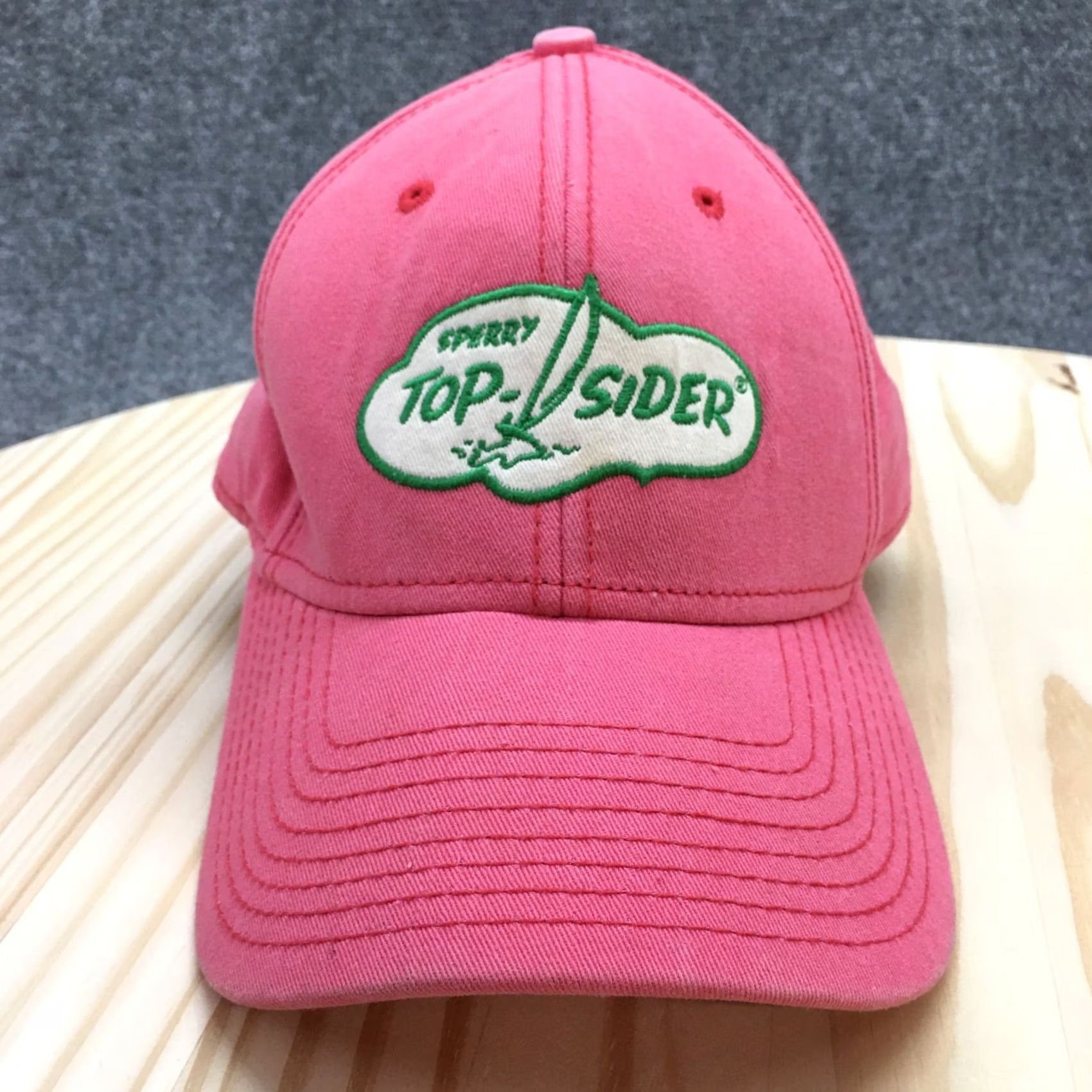 Sperry Sperry Top Sider Baseball Cap Womens Pink One Size Curved Brim Embroidered Logo Size ONE SIZE - 2 Thumbnail